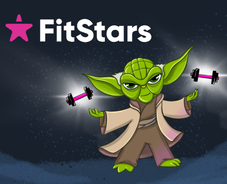 Рекламная иллюстрация Yoda for FitStars — Брендинг, Иллюстрация на Dprofile