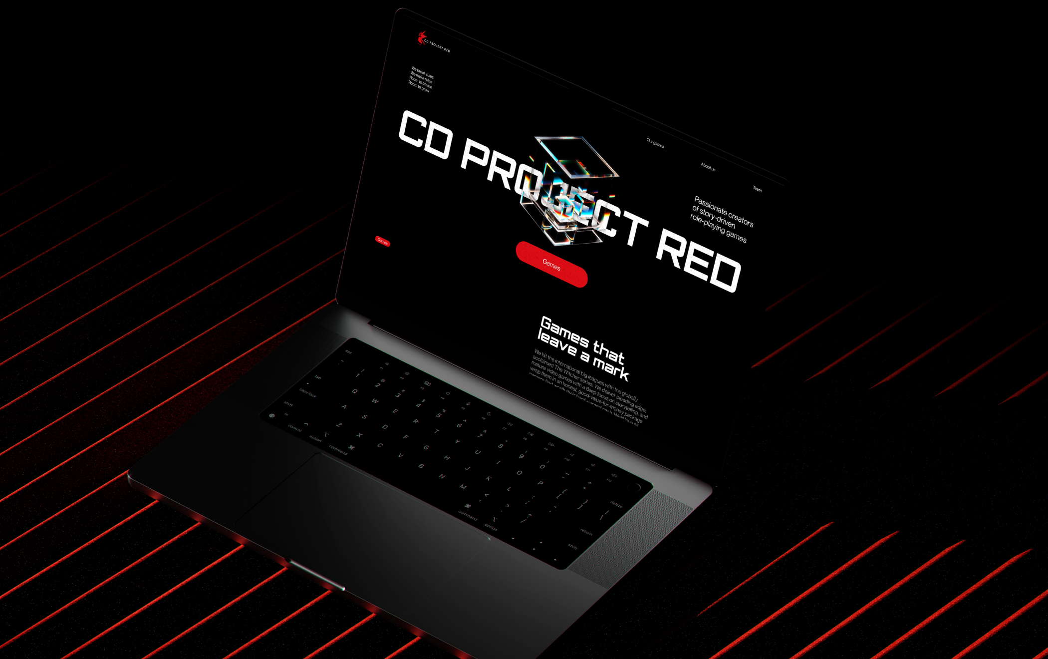 CDPR | Лендинг | Редизайн — Изображение №5 — Интерфейсы на Dprofile