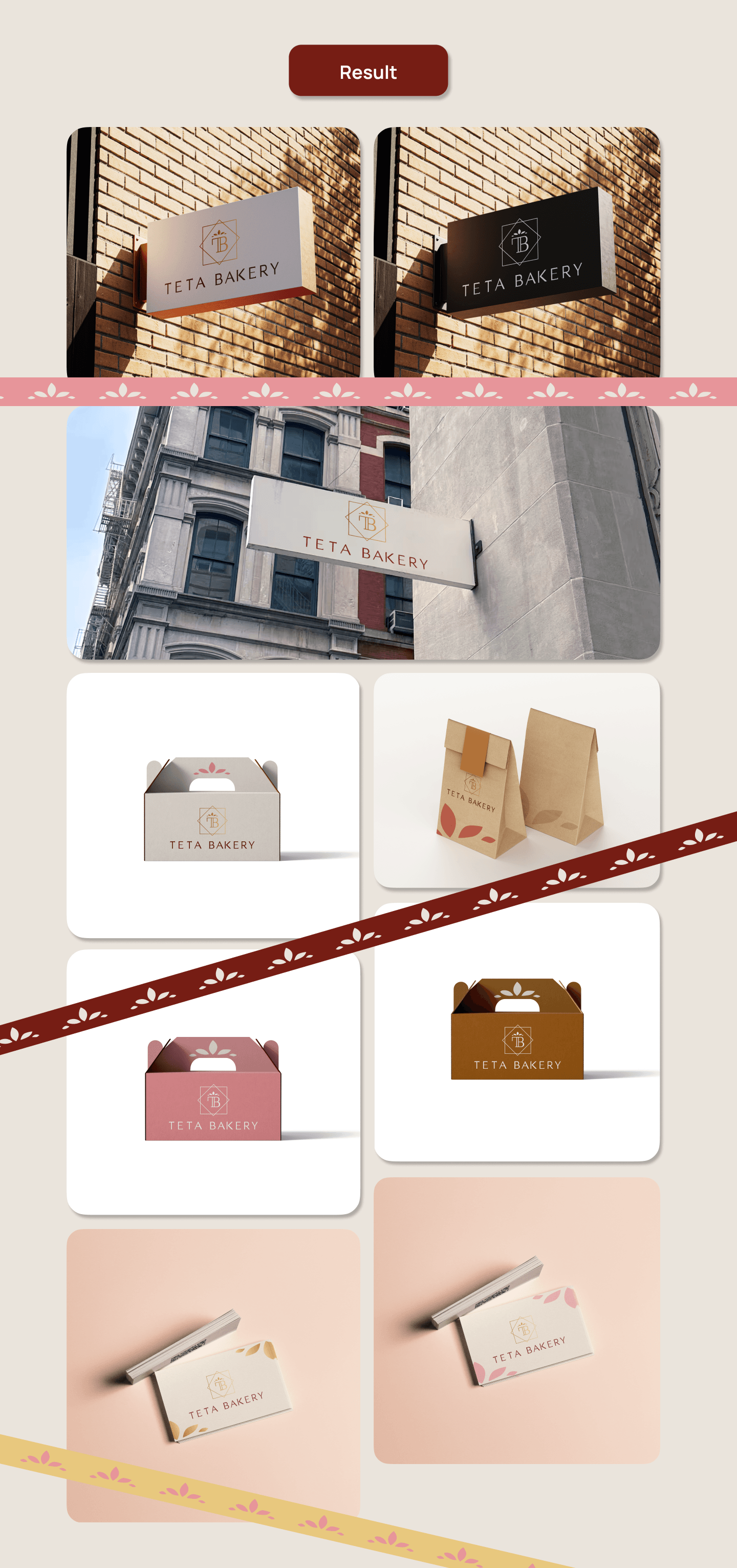 Брендинг для кондитерской Teta Bakery — Изображение №4 — Брендинг на Dprofile