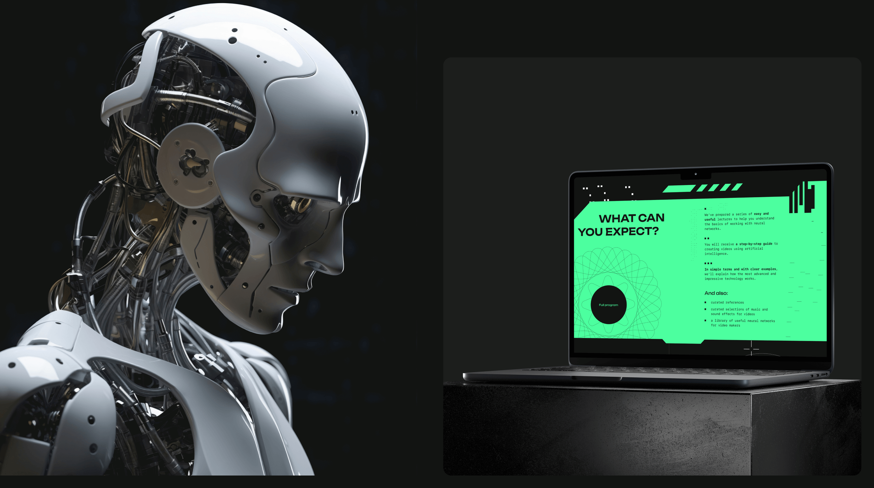 Neural Networks | Landing page for ed-tech — Изображение №5 — Интерфейсы на Dprofile