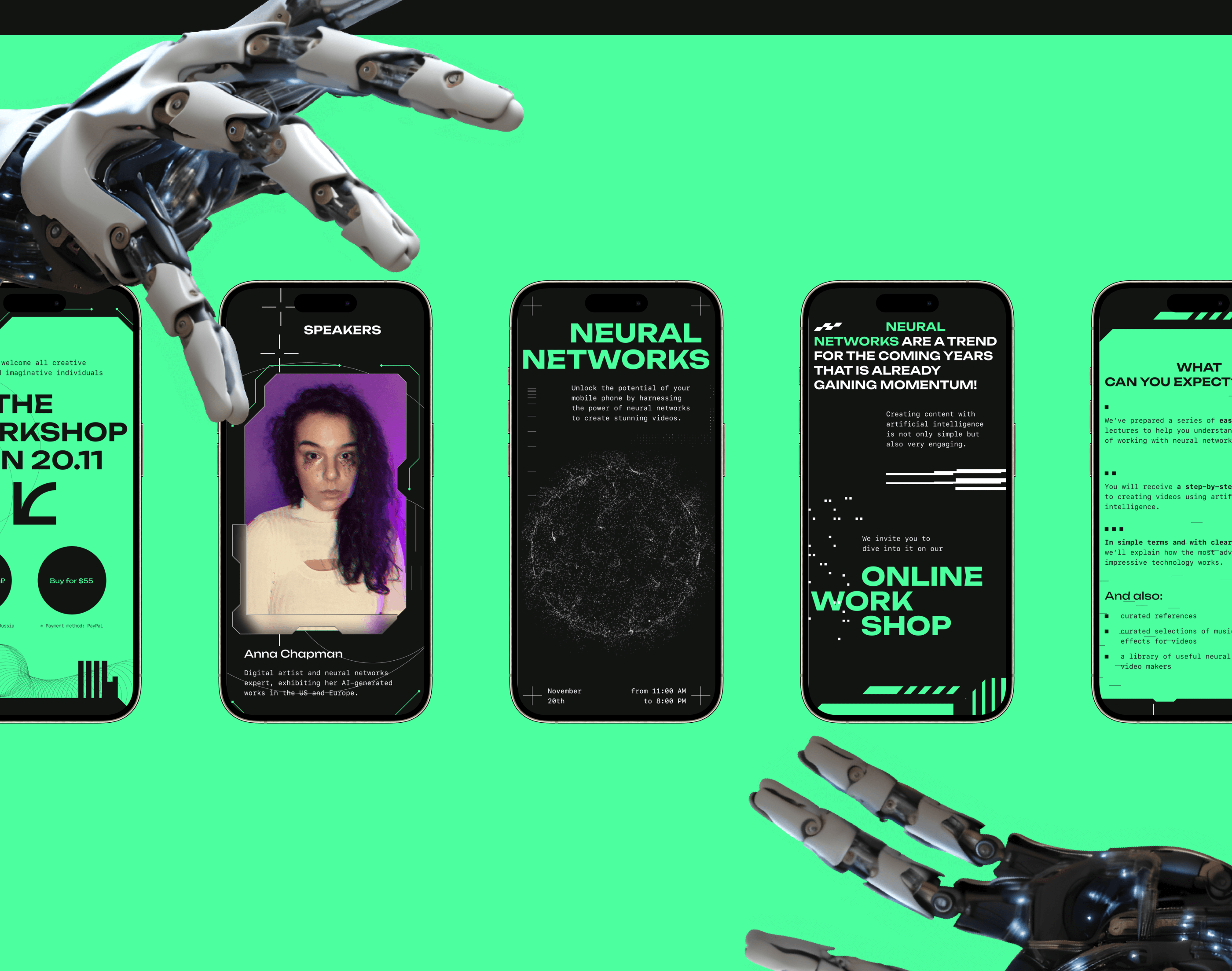 Neural Networks | Landing page for ed-tech — Изображение №7 — Интерфейсы на Dprofile