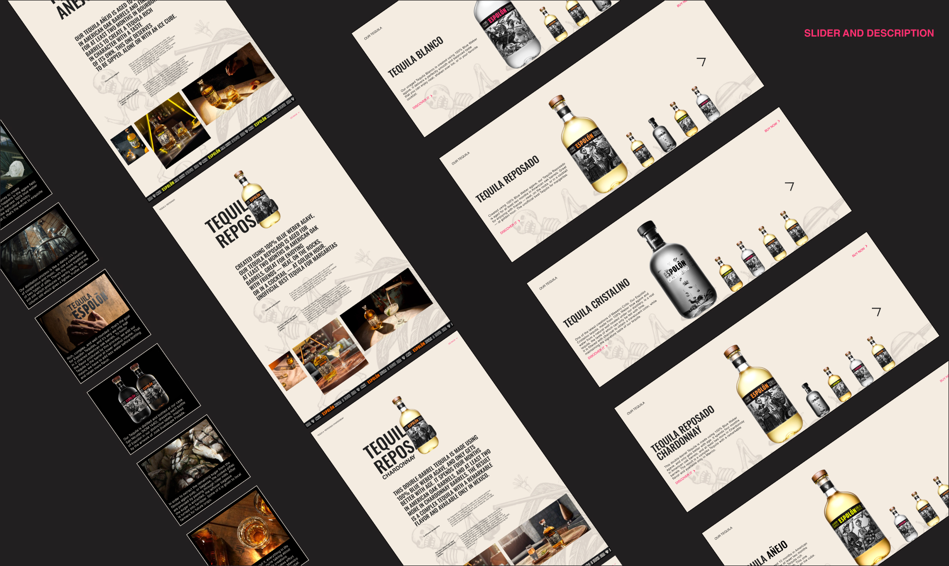Website for the ESPOLON TEQUILA company — Изображение №5 — Интерфейсы на Dprofile