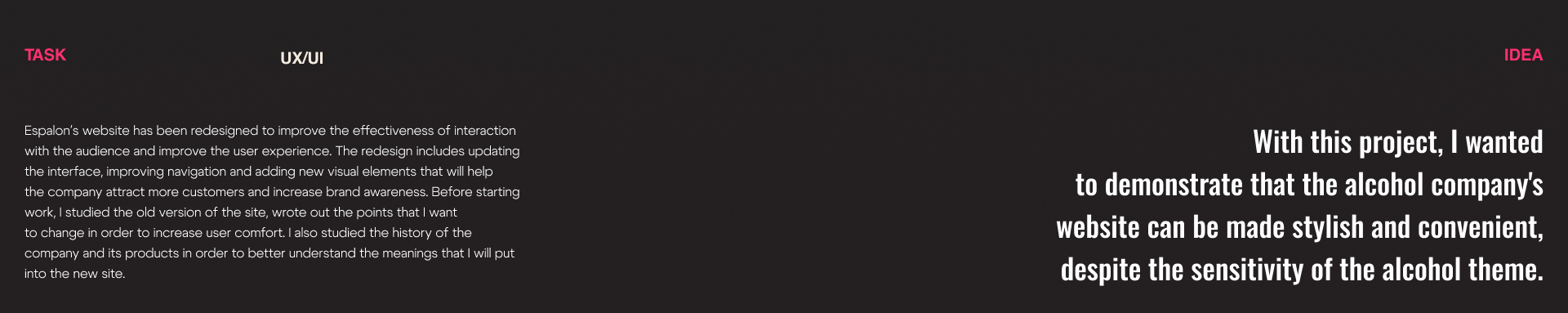Website for the ESPOLON TEQUILA company — Изображение №2 — Интерфейсы на Dprofile