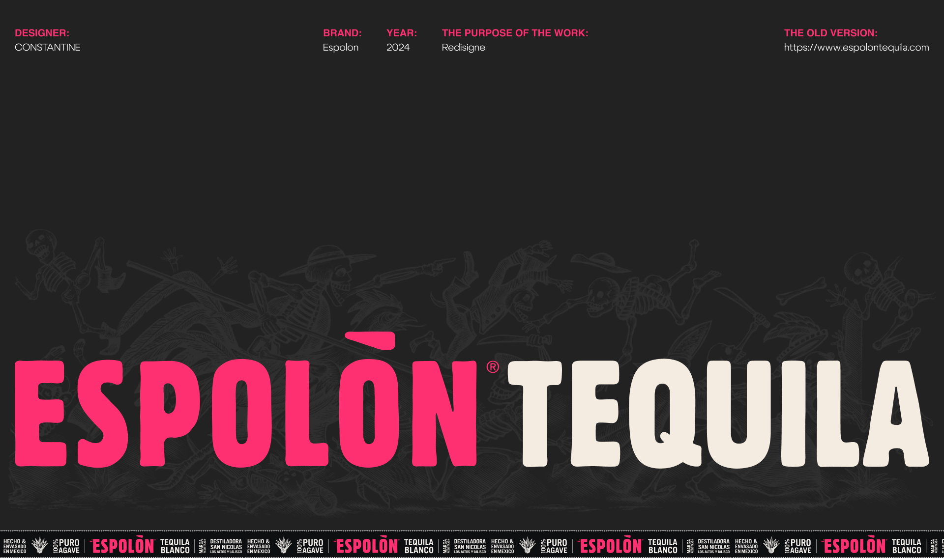 Website for the ESPOLON TEQUILA company — Изображение №1 — Интерфейсы на Dprofile