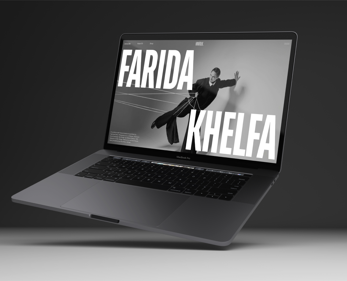 Kinofolk. Farida Khelfa — Интерфейсы, Брендинг на Dprofile