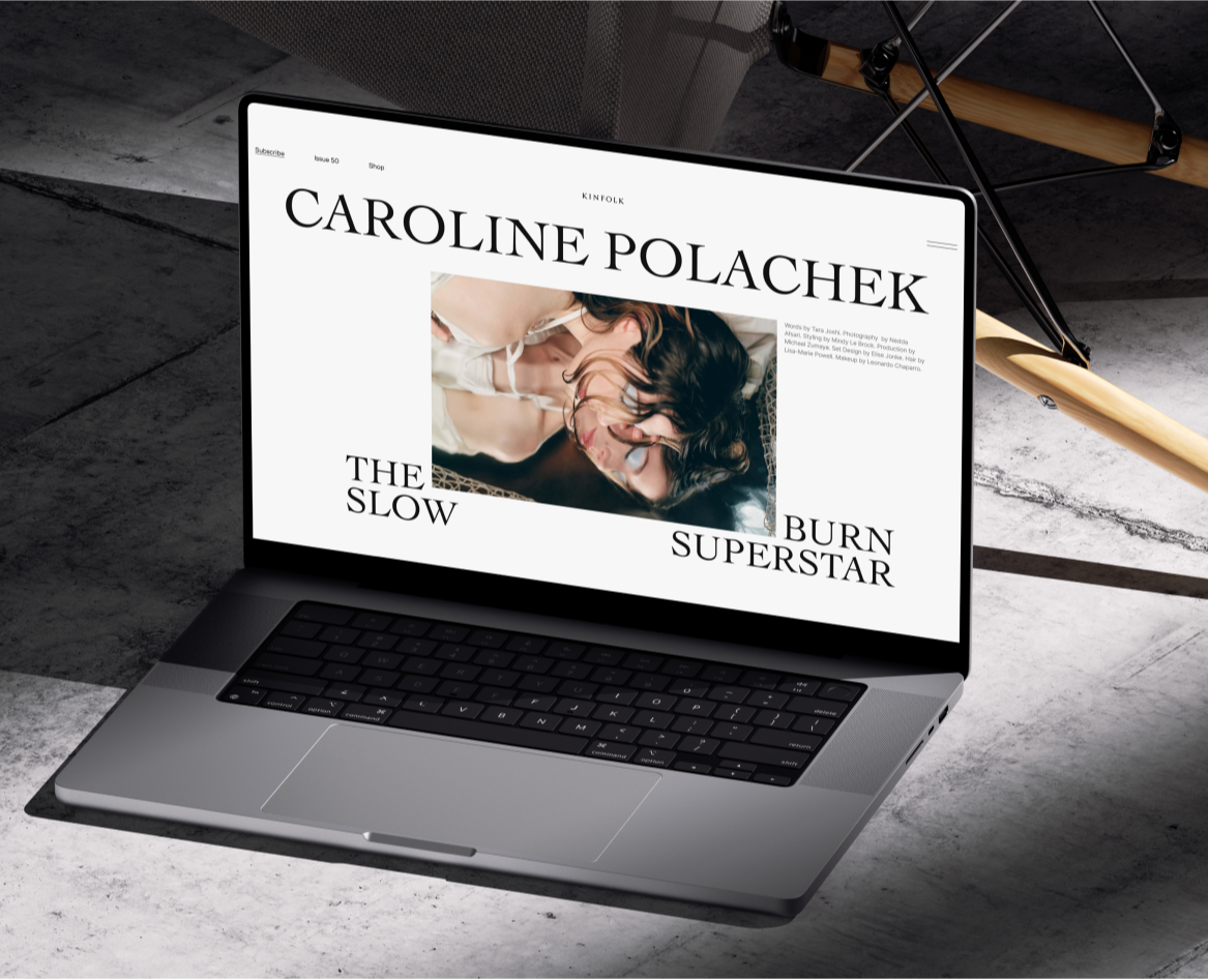 Kinofolk. Caroline Polachek — Интерфейсы, Брендинг на Dprofile