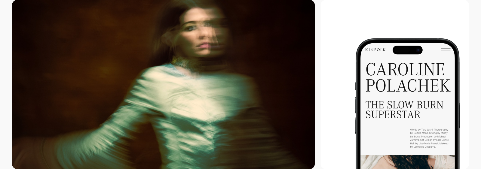 Kinofolk. Caroline Polachek — Изображение №3 — Интерфейсы, Брендинг на Dprofile