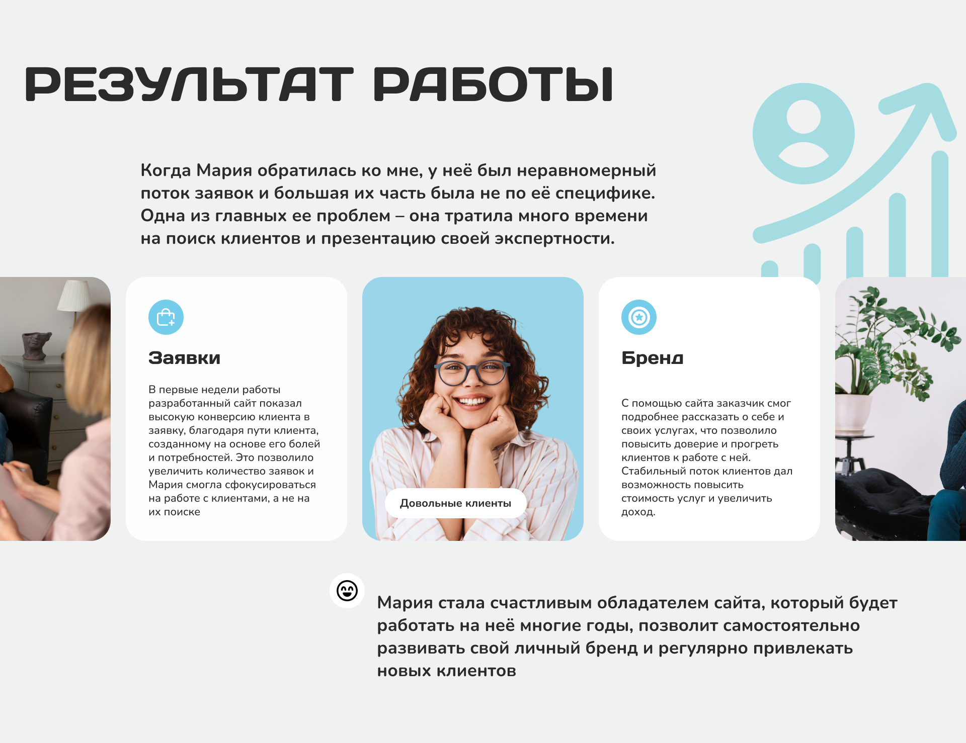 Лендинг для психолога | Web design, UI/UX, Landing page — Изображение №8 — Интерфейсы, Брендинг на Dprofile