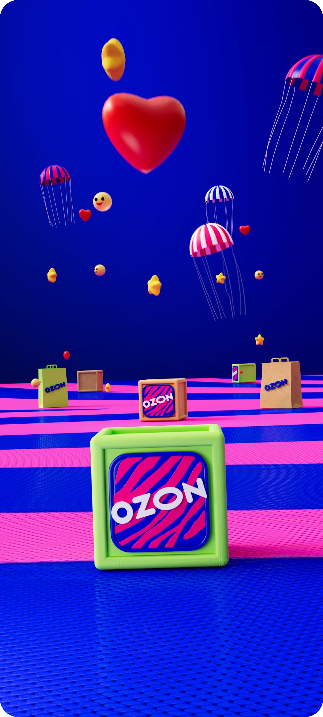 Заставка для приложения Ozon — Изображение №16 — 3D, Анимация на Dprofile