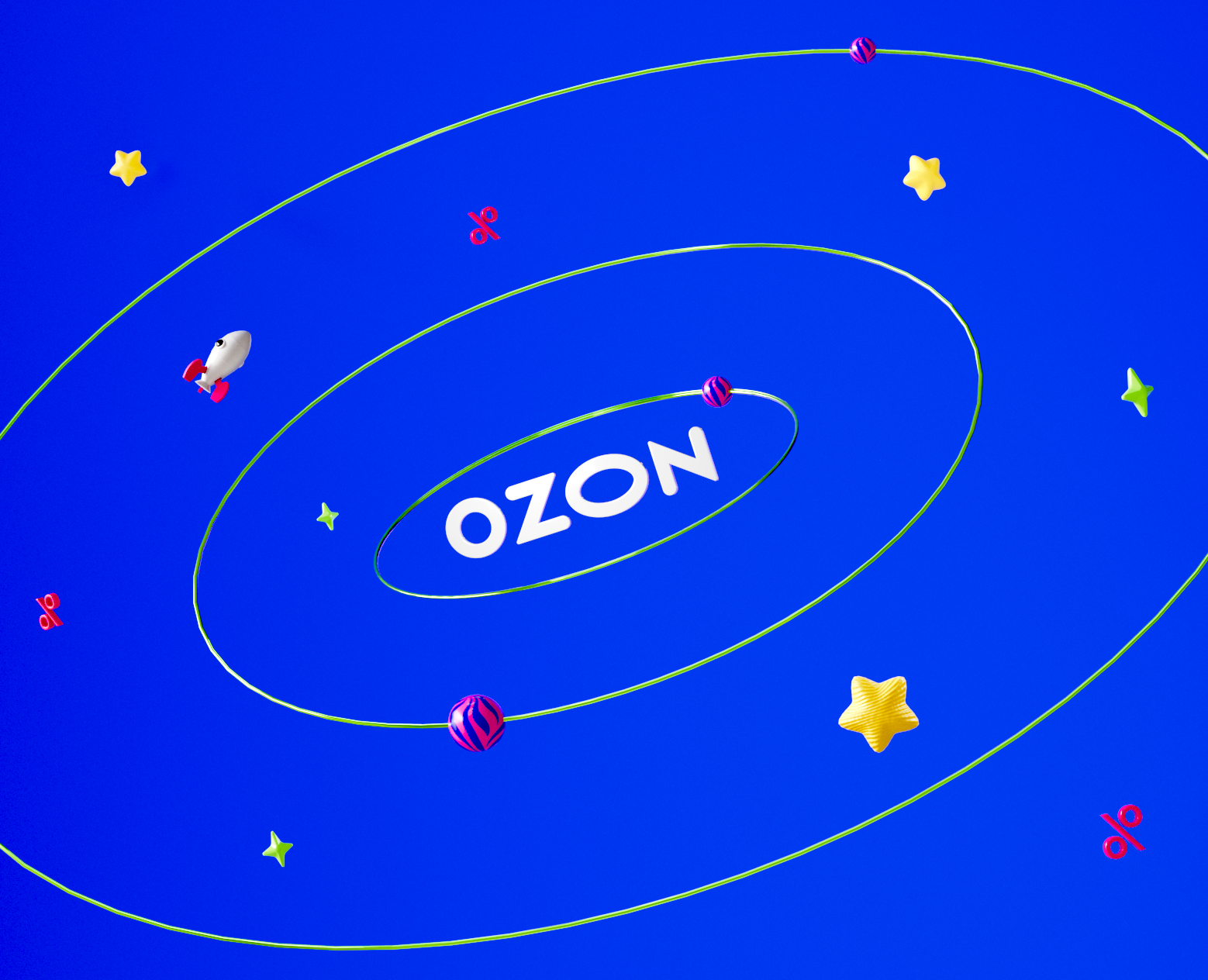 Заставка для приложения Ozon — 3D, Анимация на Dprofile