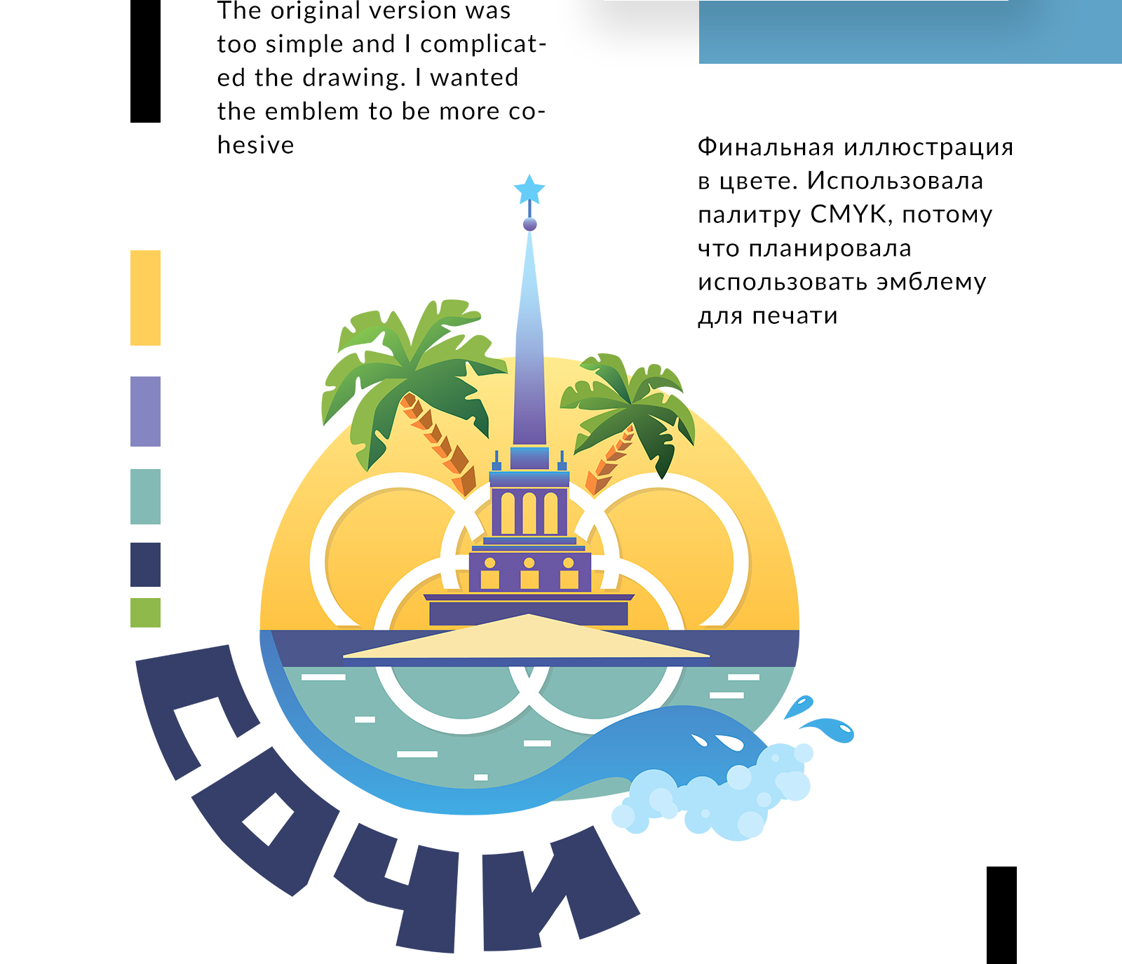 Сочи. Айдентика города, эмблема, дизайн лого — Изображение №8 — Брендинг, Иллюстрация на Dprofile