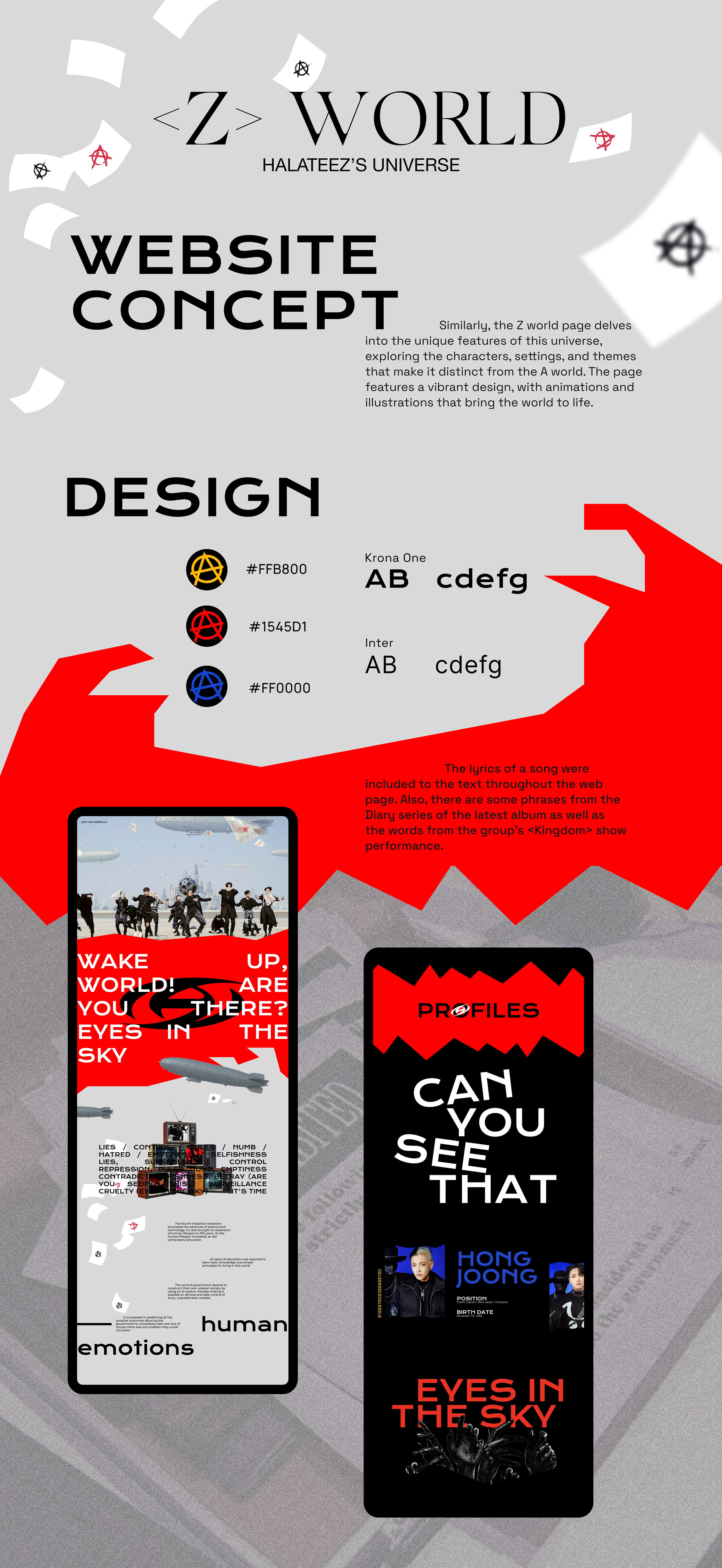 ATEEZ storytelling website project — Изображение №6 — Интерфейсы на Dprofile