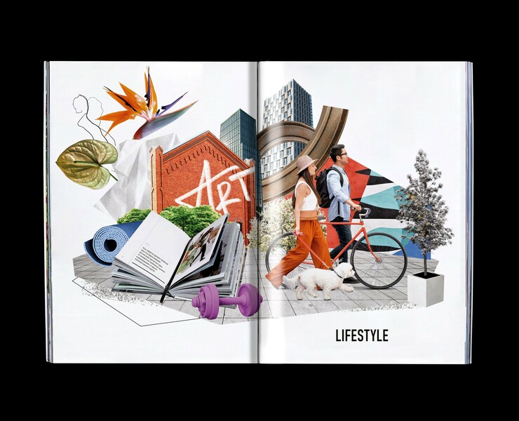 Collages for real estate — Иллюстрация, Графика на Dprofile