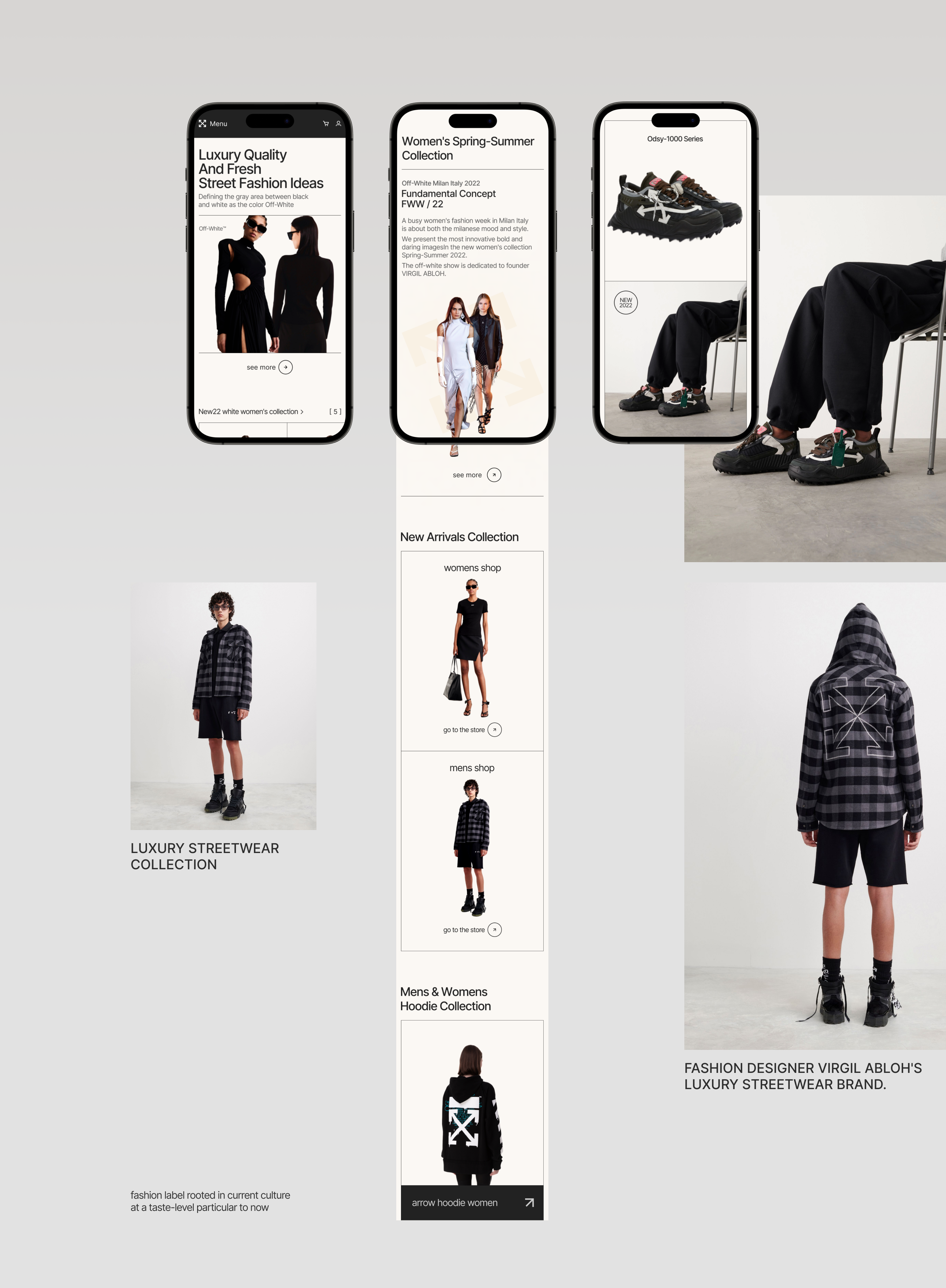 Off-White | e-commerce redesign website — Изображение №2 — Интерфейсы, Брендинг на Dprofile