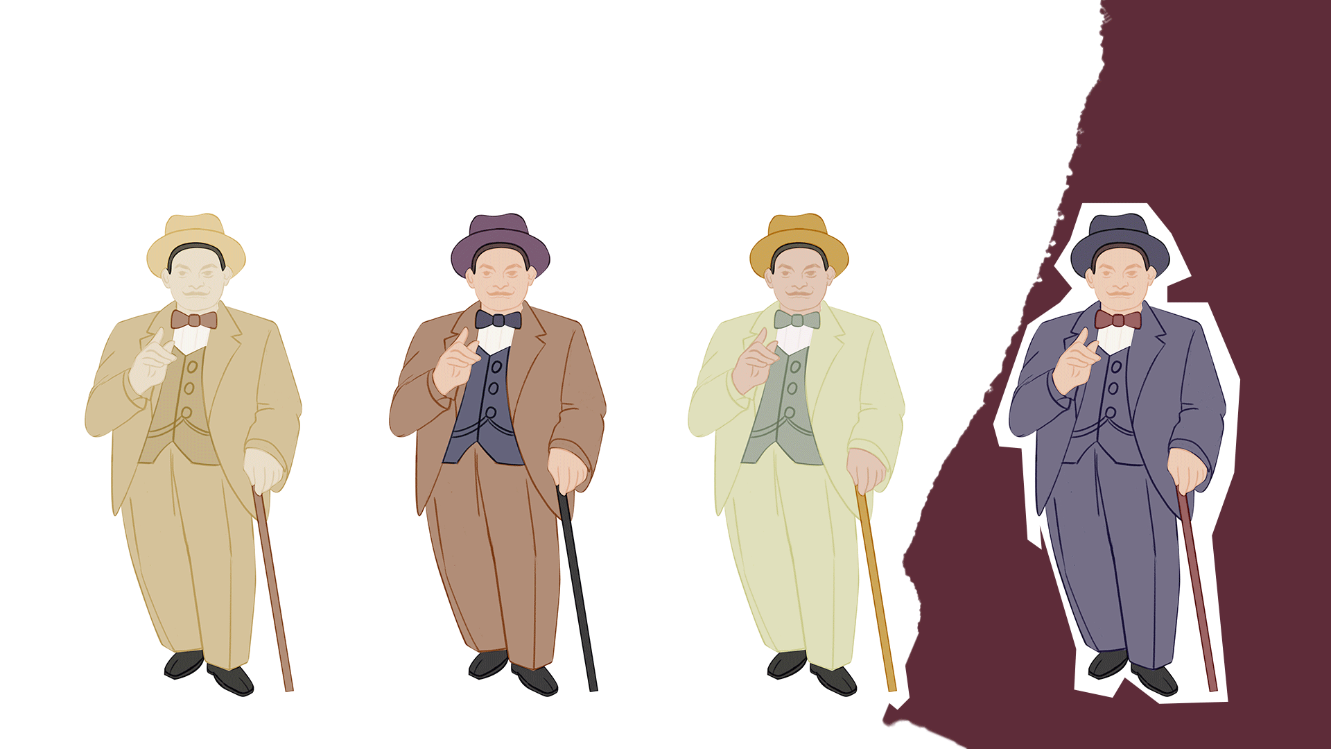 Эркюль Пуаро. Рекламные иллюстрации для бренда Henderson — Изображение №4 — Иллюстрация, Маркетинг на Dprofile