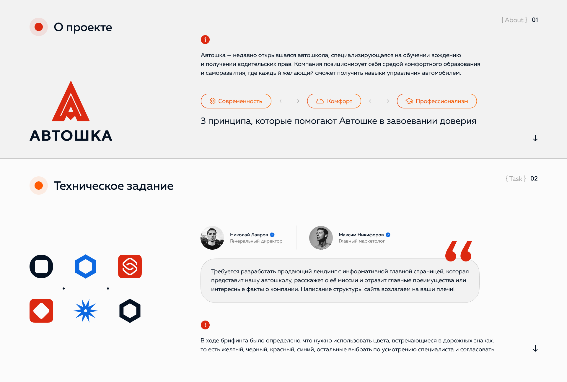 Разработка сайта автошколы | Автошка — Изображение №2 — Интерфейсы на Dprofile