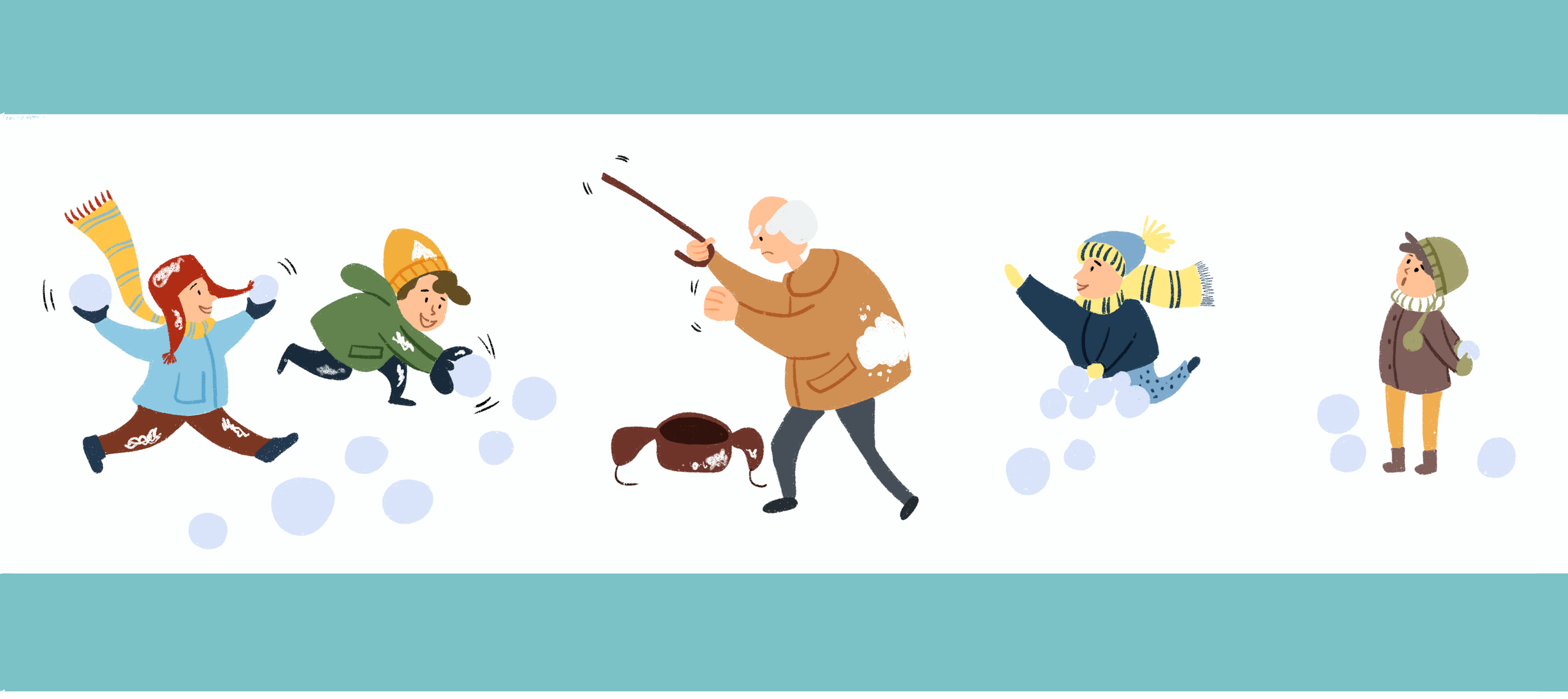 Зимний виммельбух — Изображение №5 — Иллюстрация на Dprofile