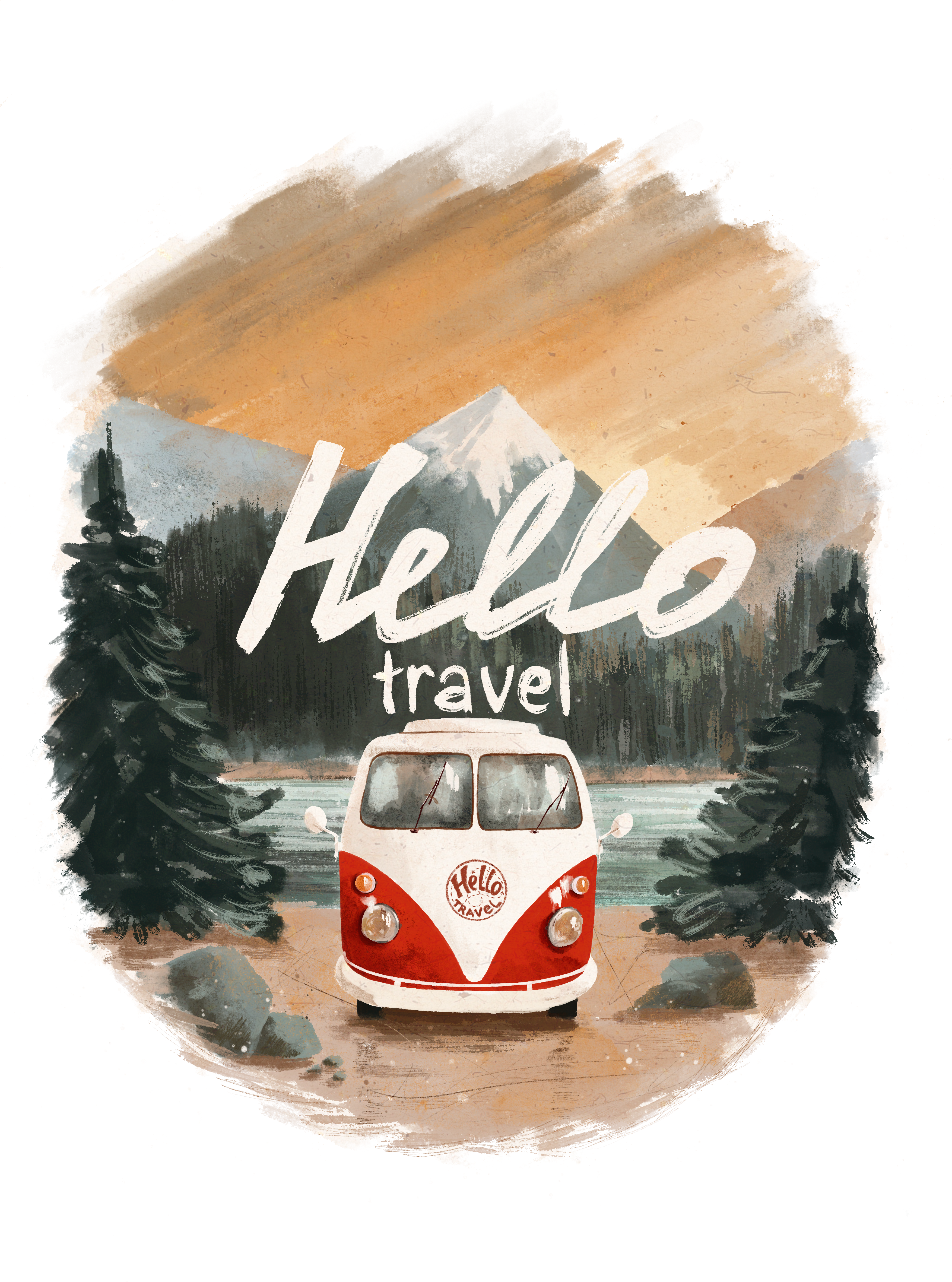 Logo for the author's travel brand — Изображение №6 — Брендинг, Иллюстрация на Dprofile