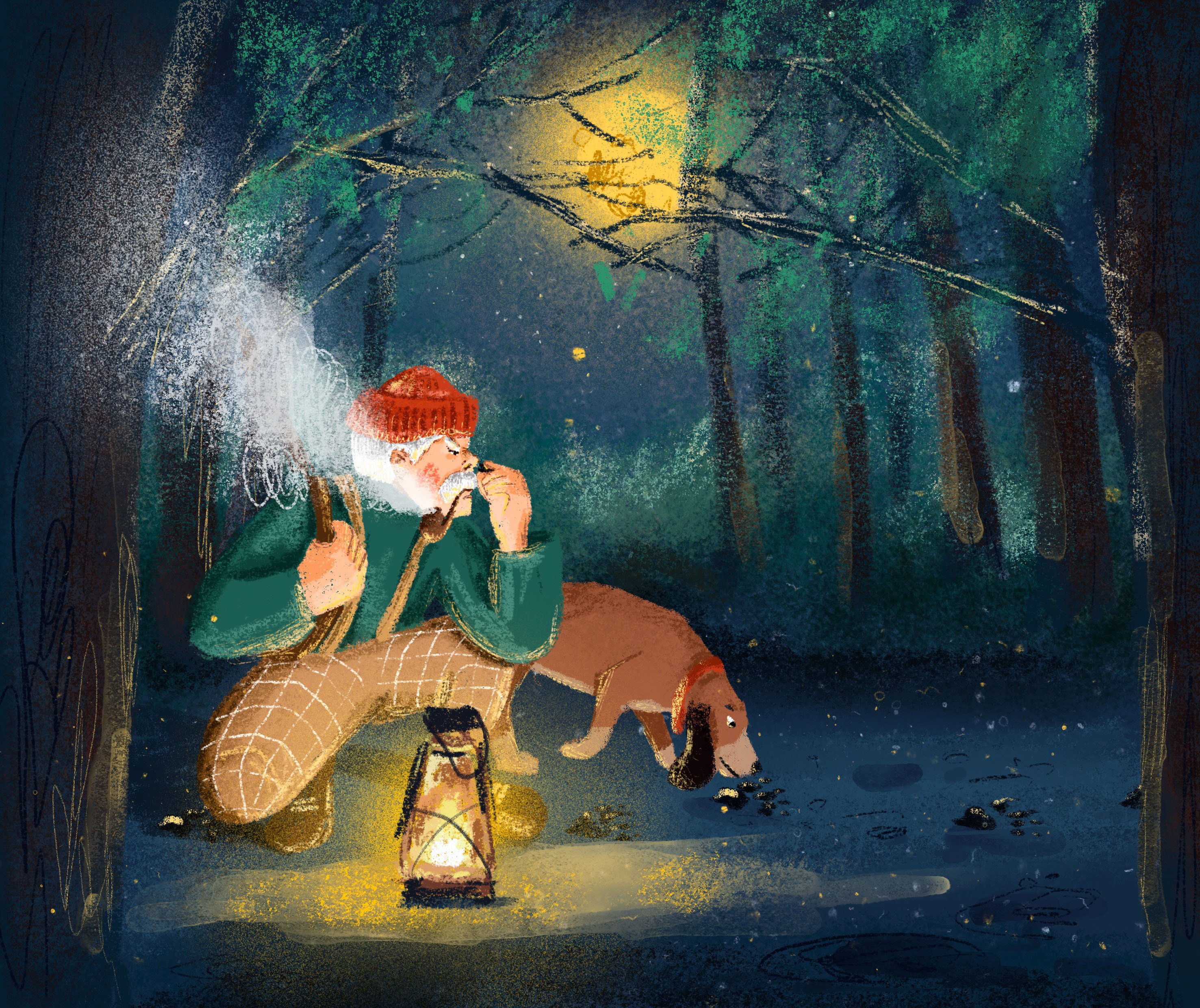 Иллюстрации к книге Красная шапочка — Изображение №6 — Иллюстрация на Dprofile