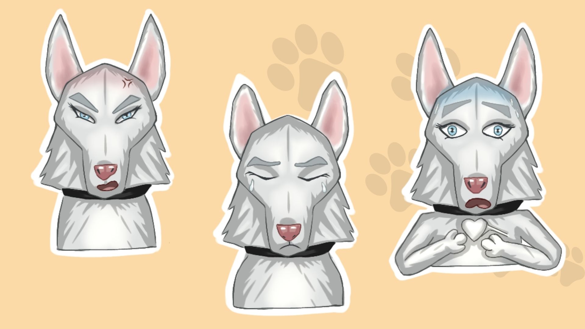 Стикер-пак "Хахаска" для канала в Telegram — Изображение №5 — Иллюстрация на Dprofile