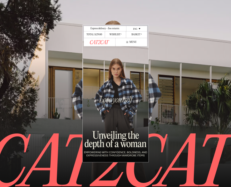 E-commerce women's clothing — Интерфейсы на Dprofile
