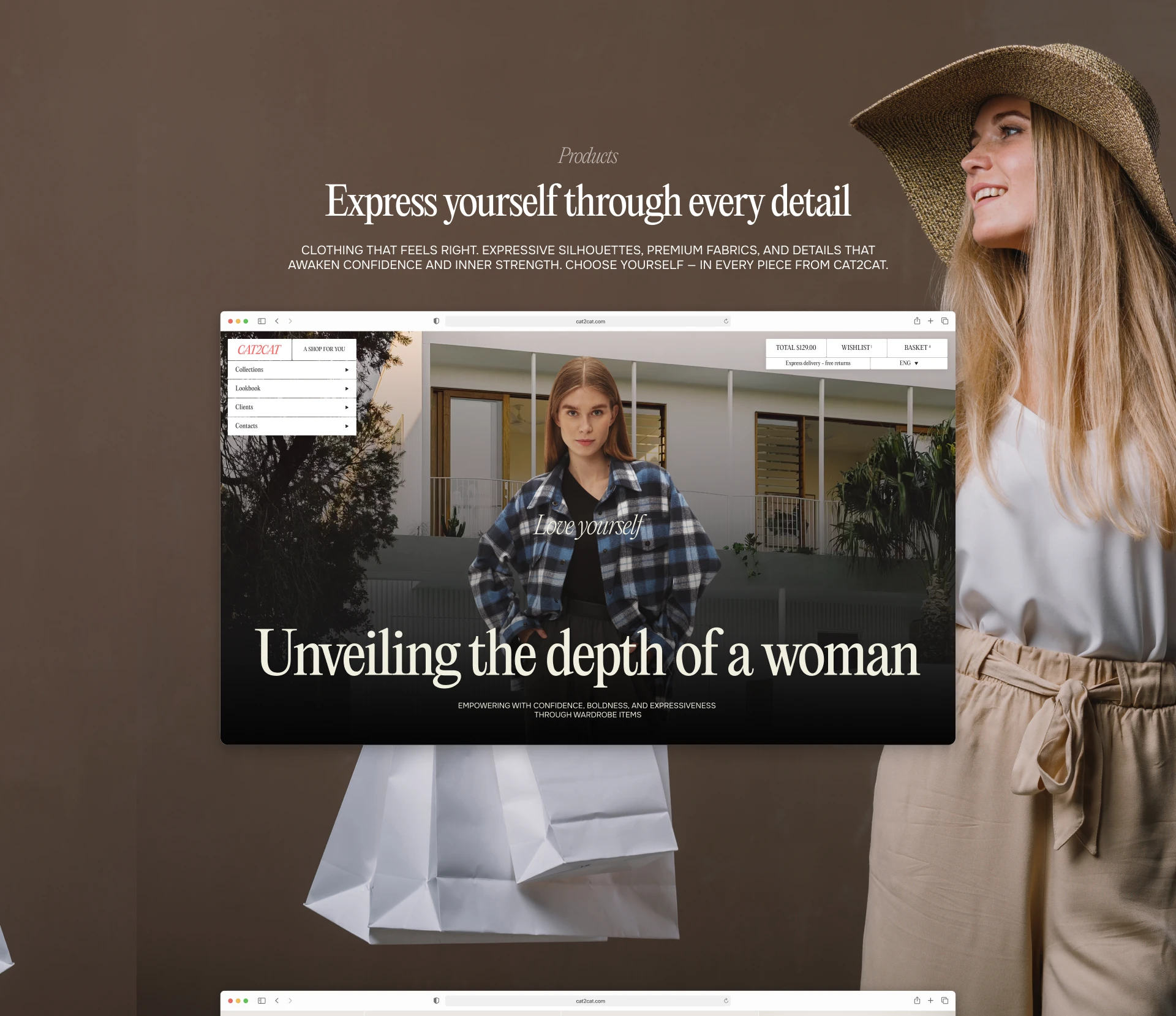 E-commerce women's clothing — Изображение №3 — Интерфейсы на Dprofile