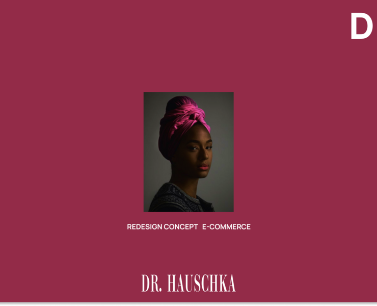 Dr. Hauschka| E-commerce redesign на Dprofile