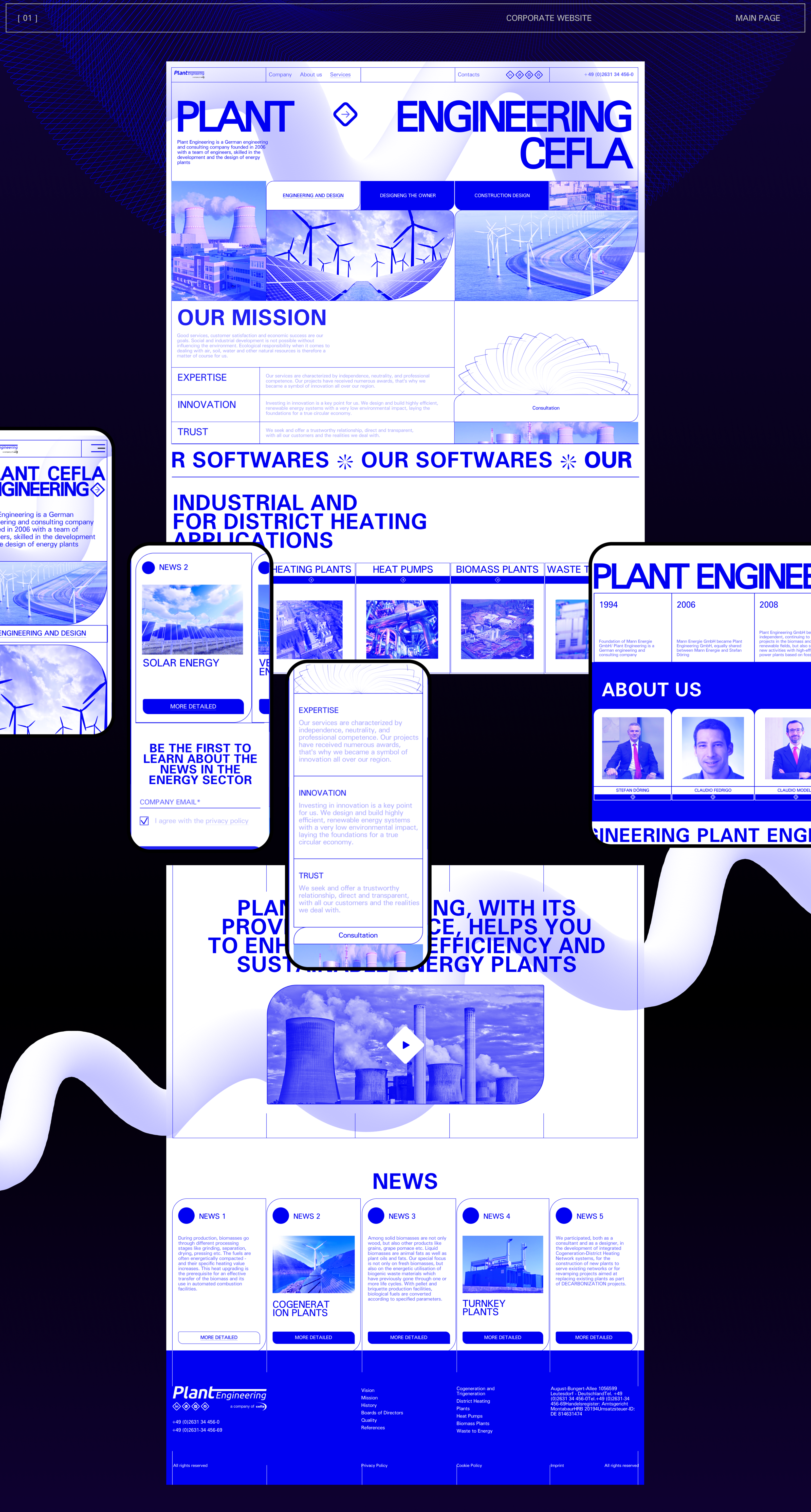Plant Engineering Cefla Corporate Website — Изображение №2 — Интерфейсы, Графика на Dprofile