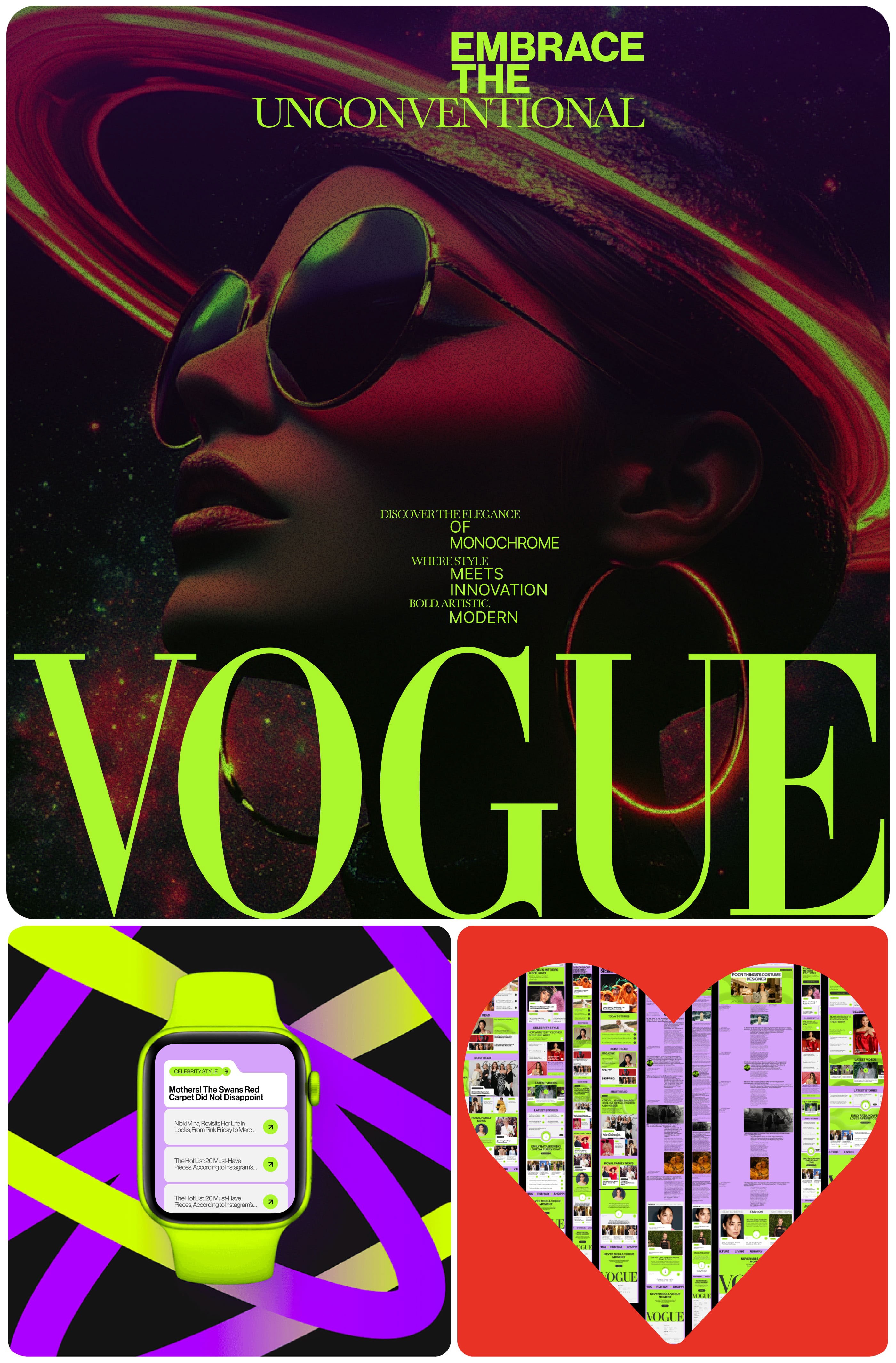 Vogue News Website Redesign | UX / UI — Изображение №7 — Интерфейсы, Иллюстрация на Dprofile