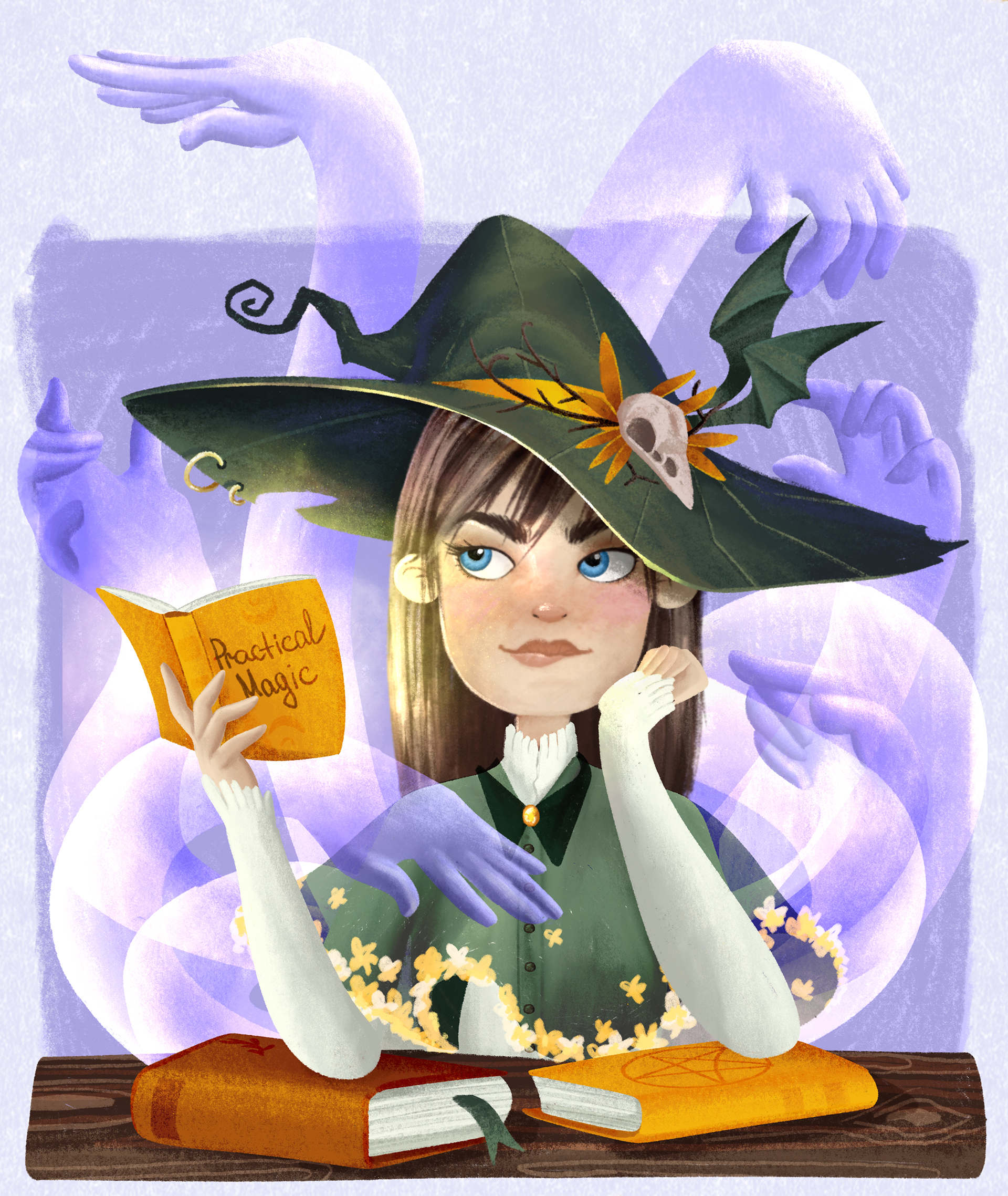 THE WITCH book illustration | ВЕДЬМОЧКА книжная иллюстрация — Изображение №2 — Иллюстрация на Dprofile