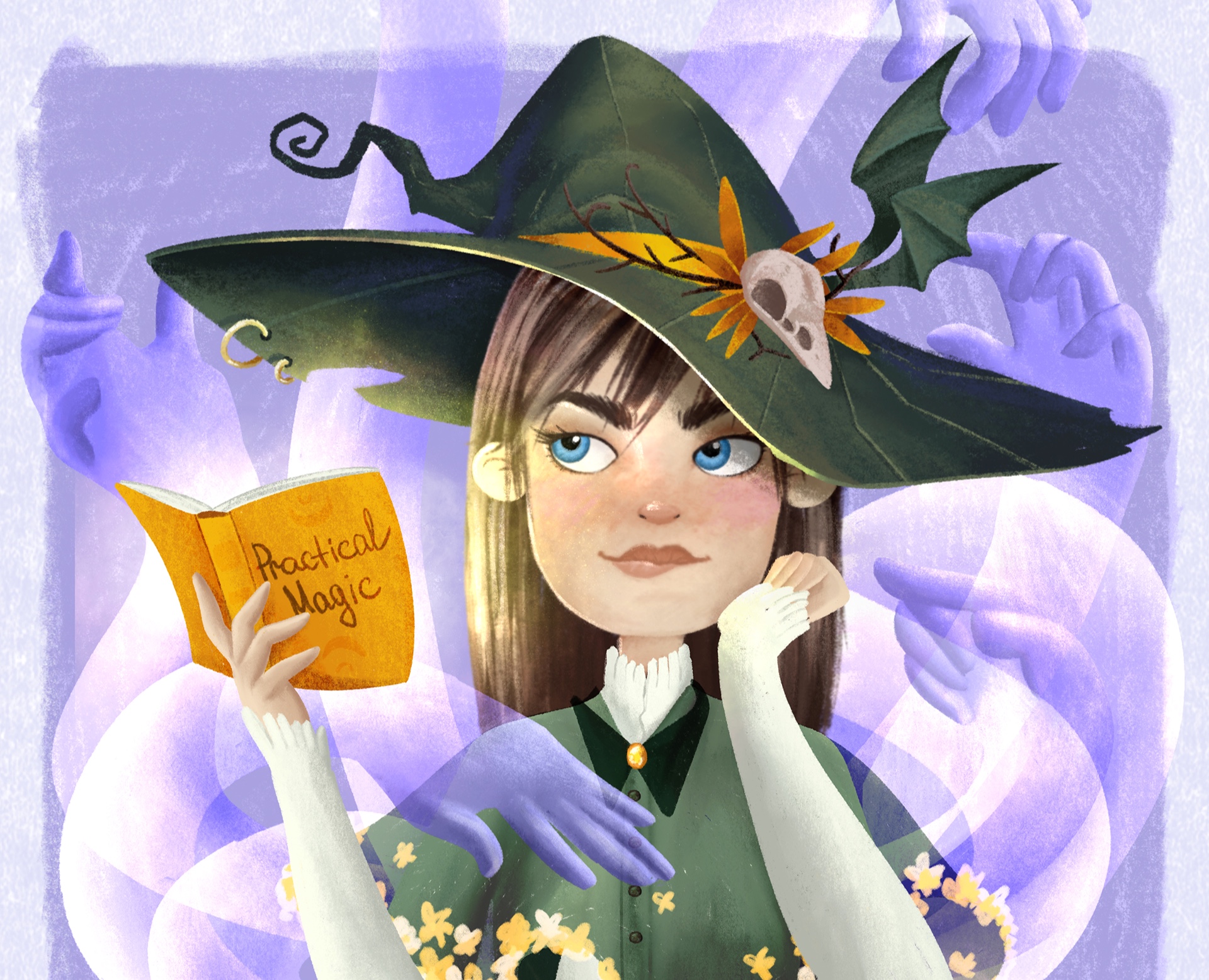 THE WITCH book illustration | ВЕДЬМОЧКА книжная иллюстрация на Dprofile