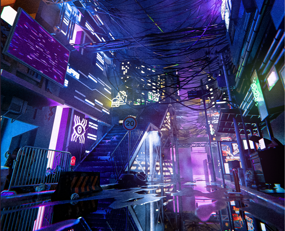Cyberpunk — 3D на Dprofile