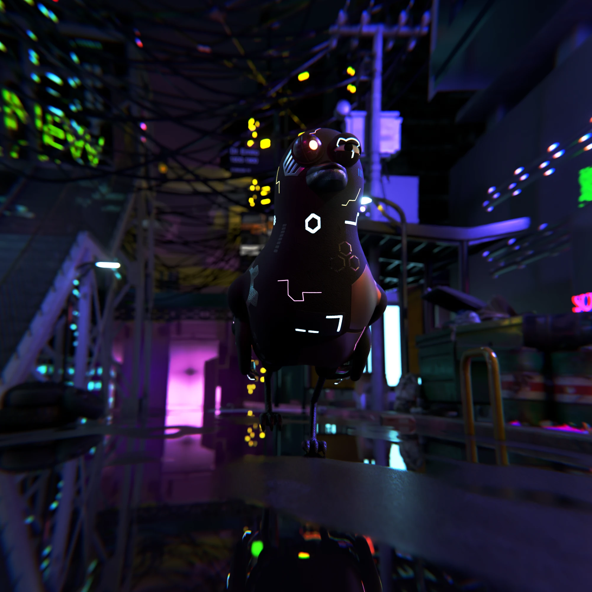 Pigeon — Изображение №5 — Иллюстрация, 3D на Dprofile