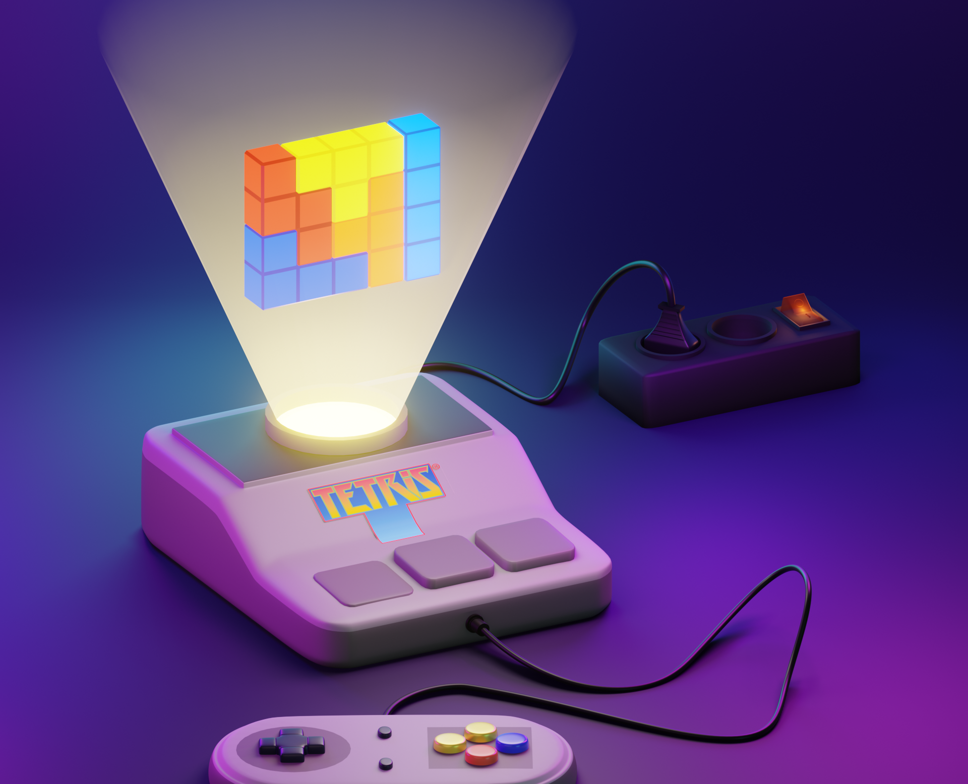 Tetris на Dprofile