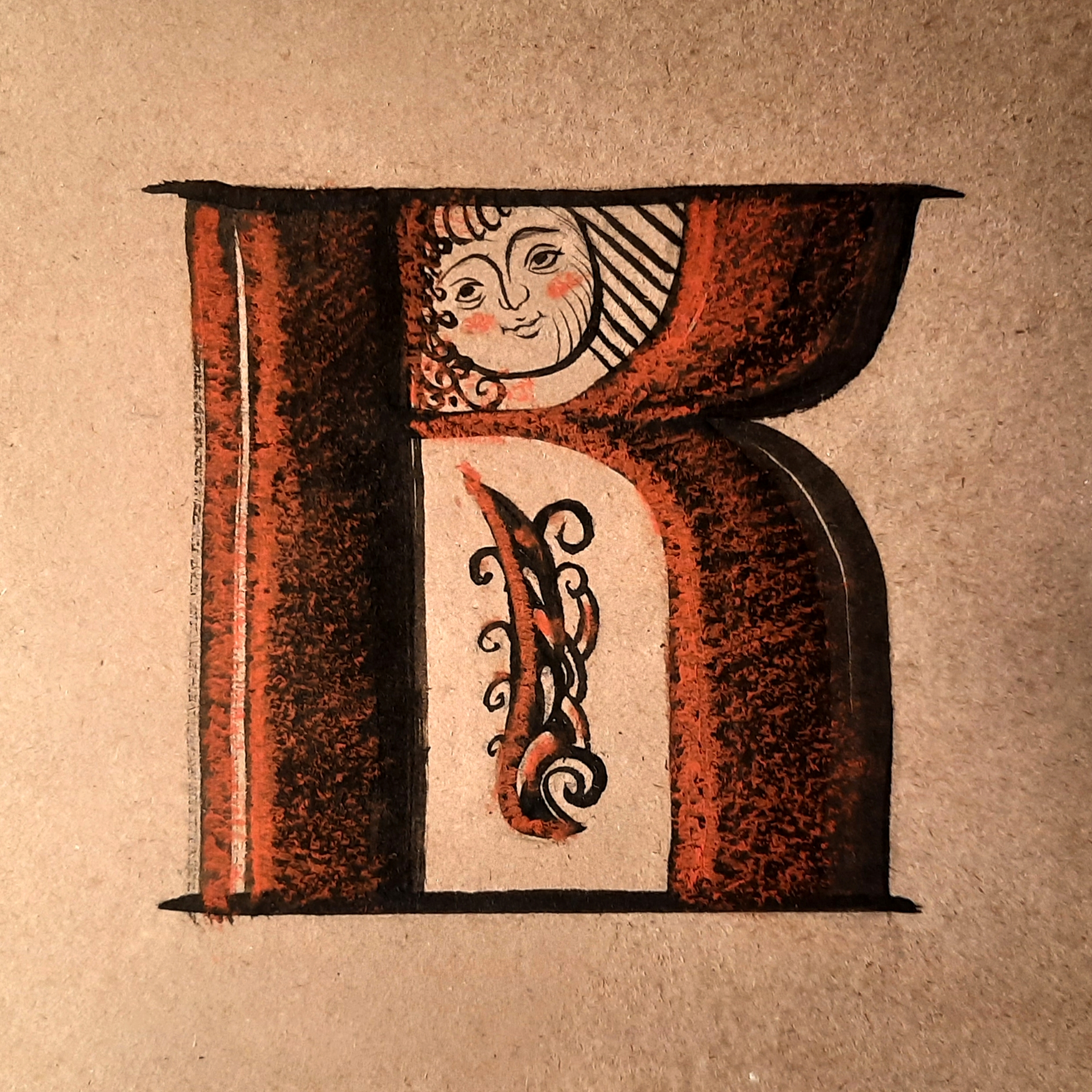 Кириллица. Древнерусские мотивы. — Изображение №4 — Иллюстрация, Графика на Dprofile