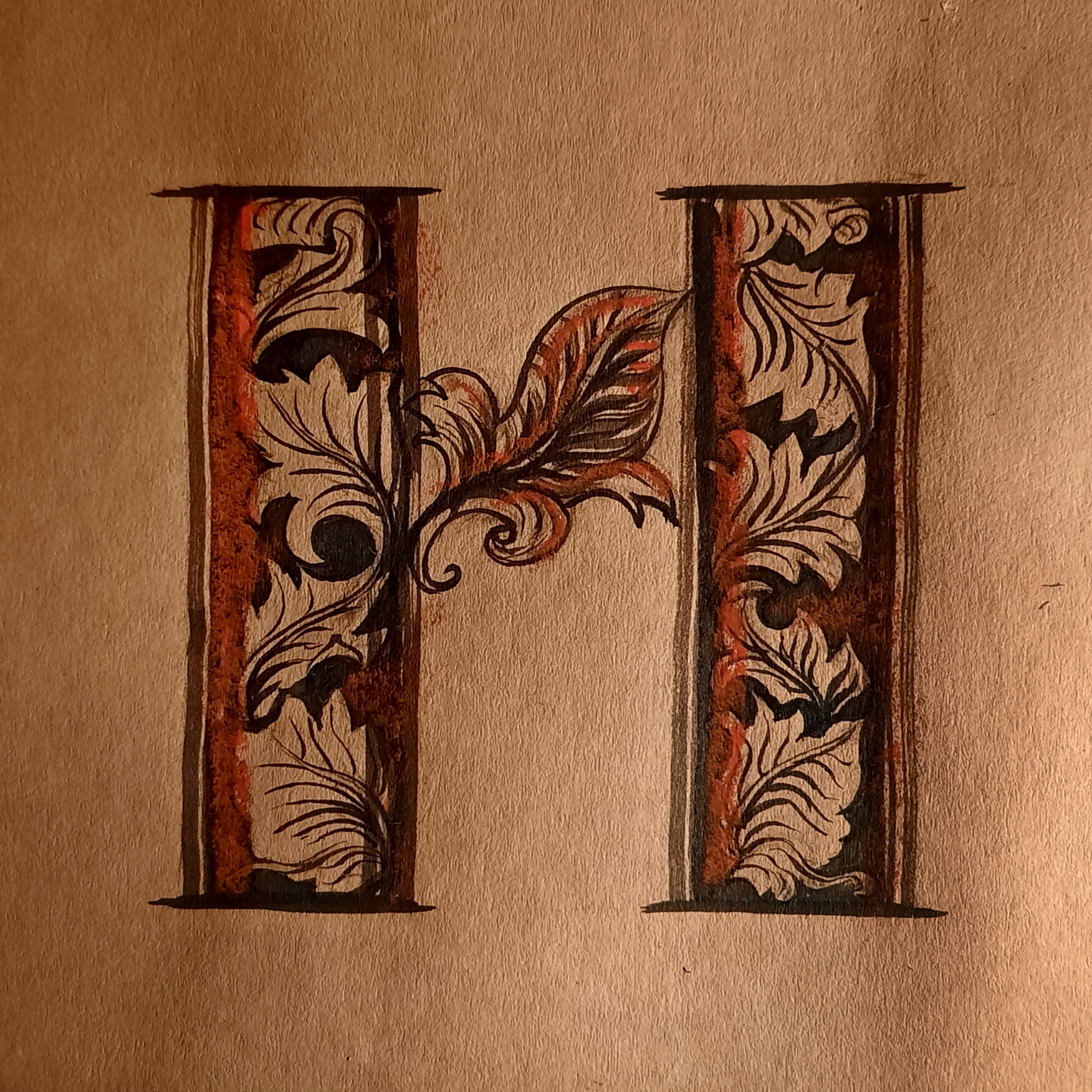 Кириллица. Древнерусские мотивы. — Изображение №11 — Иллюстрация, Графика на Dprofile