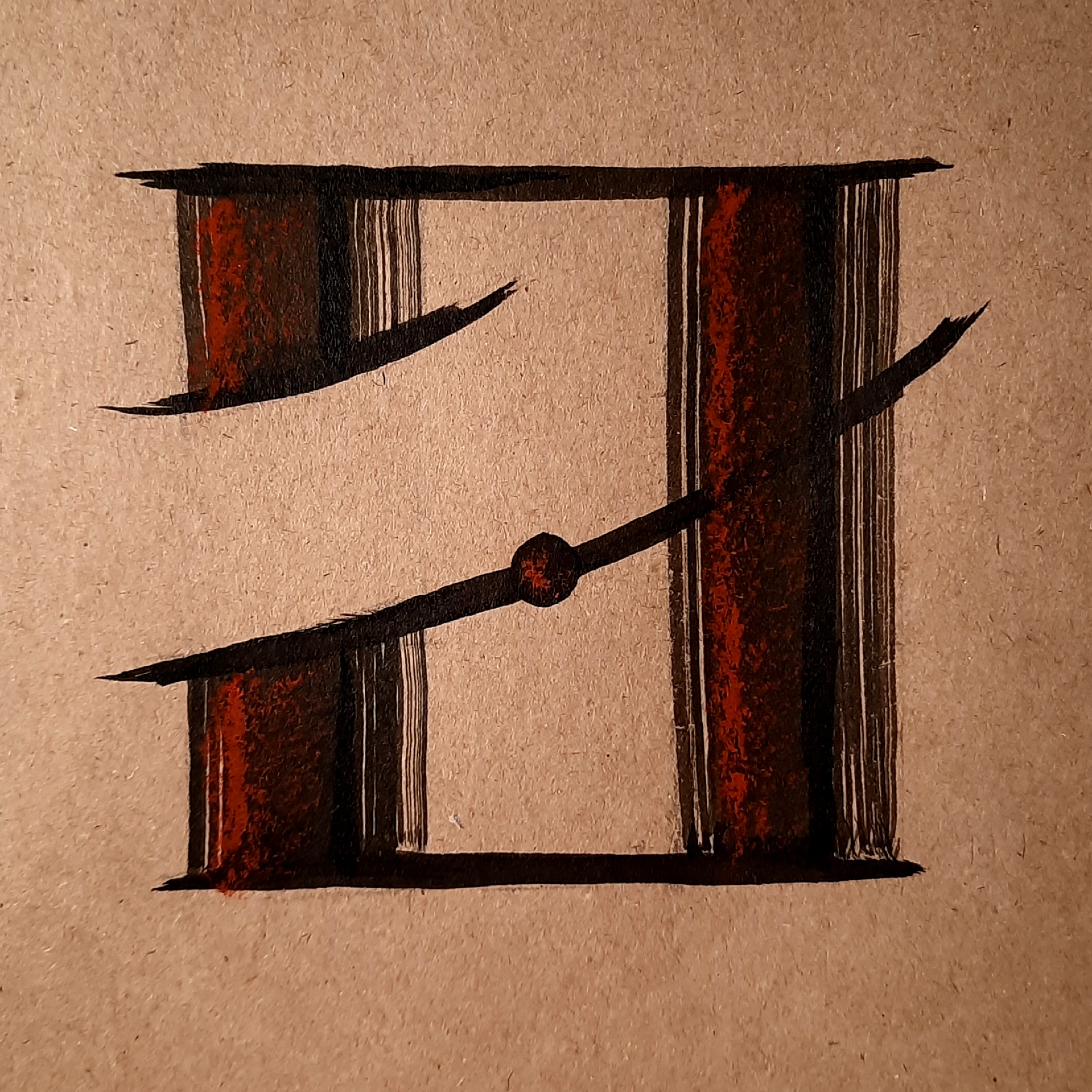 Кириллица. Древнерусские мотивы. — Изображение №2 — Иллюстрация, Графика на Dprofile