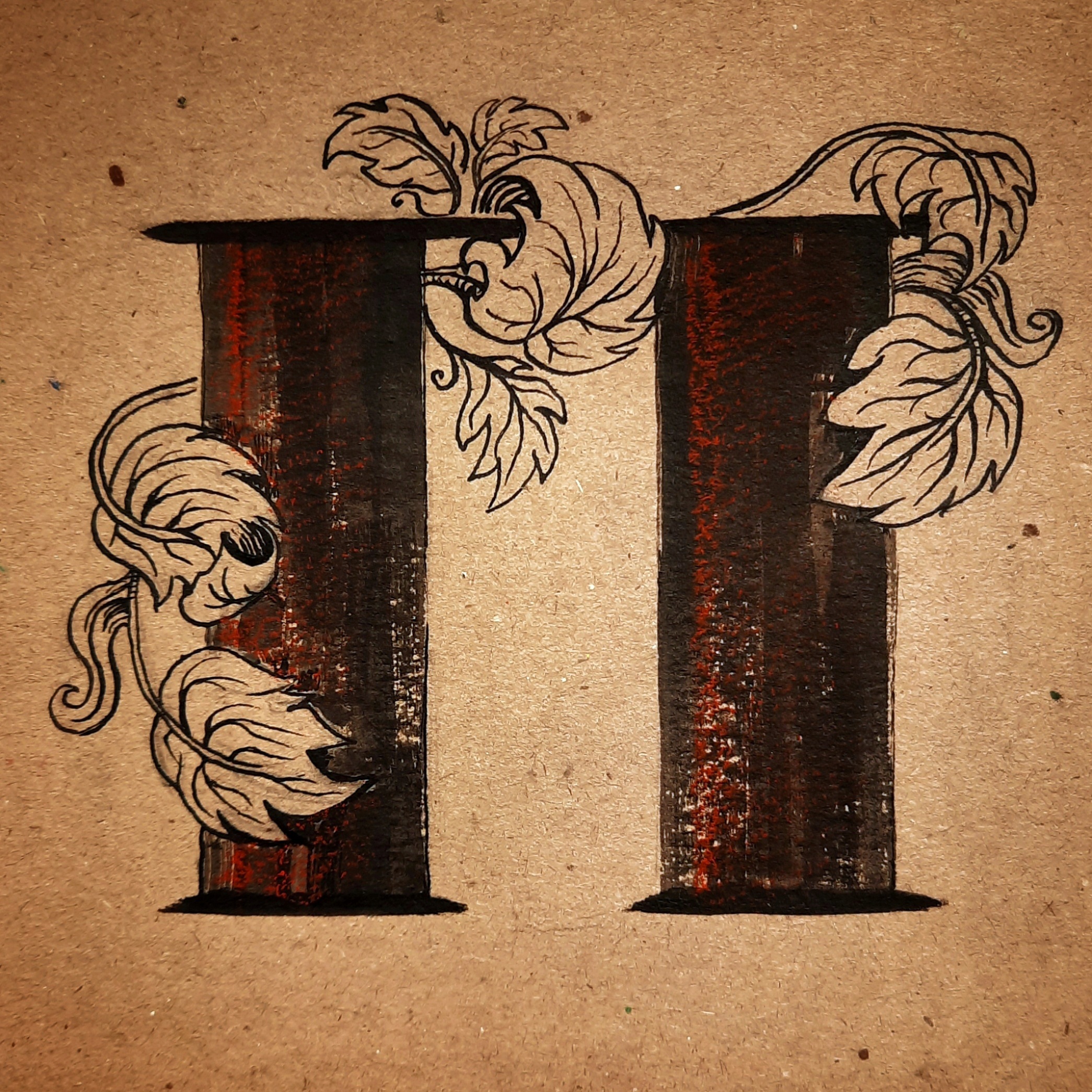 Кириллица. Древнерусские мотивы. — Изображение №18 — Иллюстрация, Графика на Dprofile