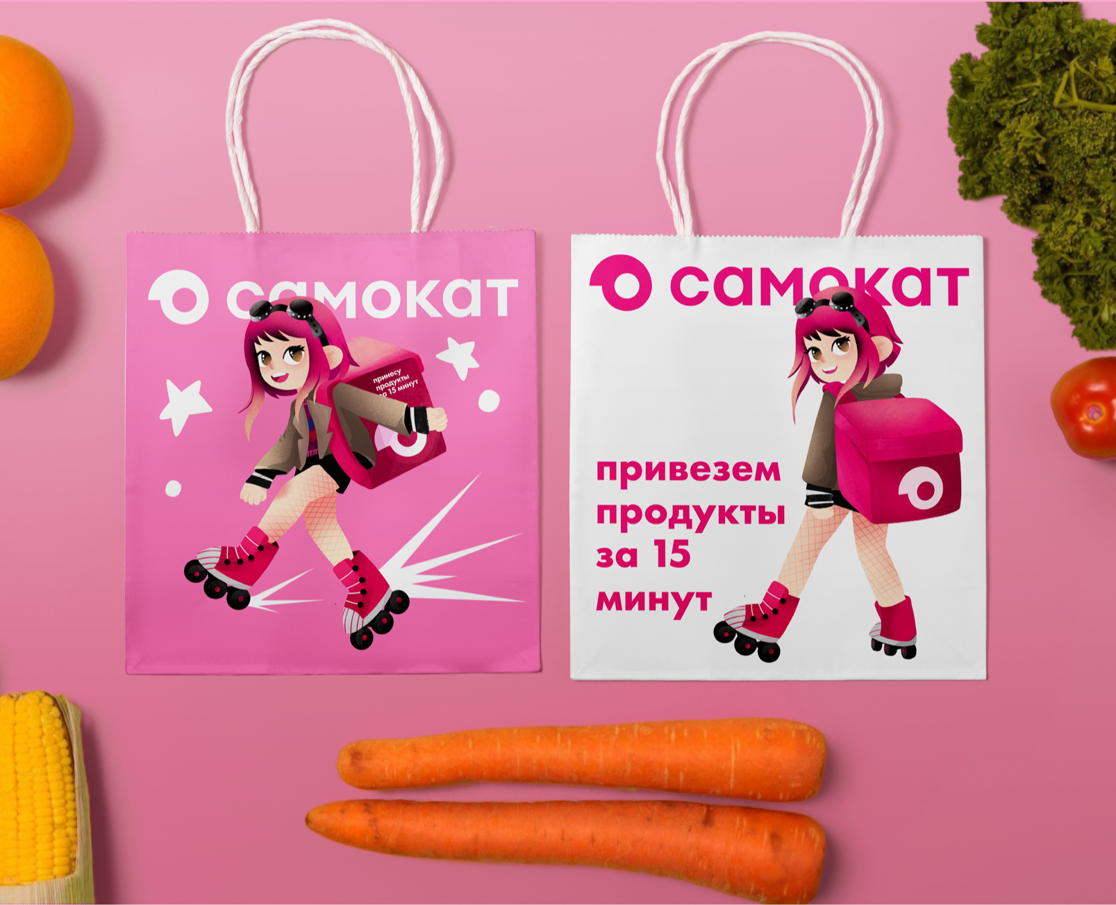 Рекламная иллюстрация для "Самокат" — Иллюстрация, Графика на Dprofile