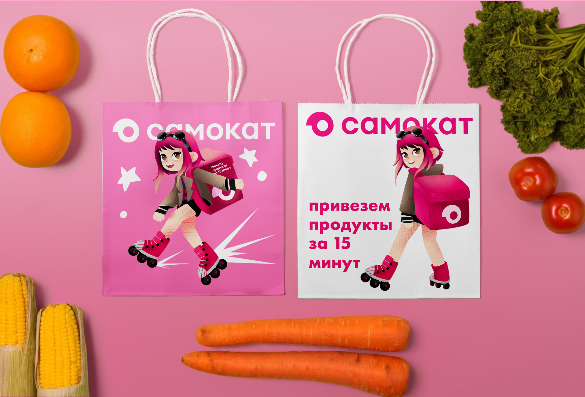 Рекламная иллюстрация для "Самокат" — Изображение №8 — Иллюстрация, Графика на Dprofile