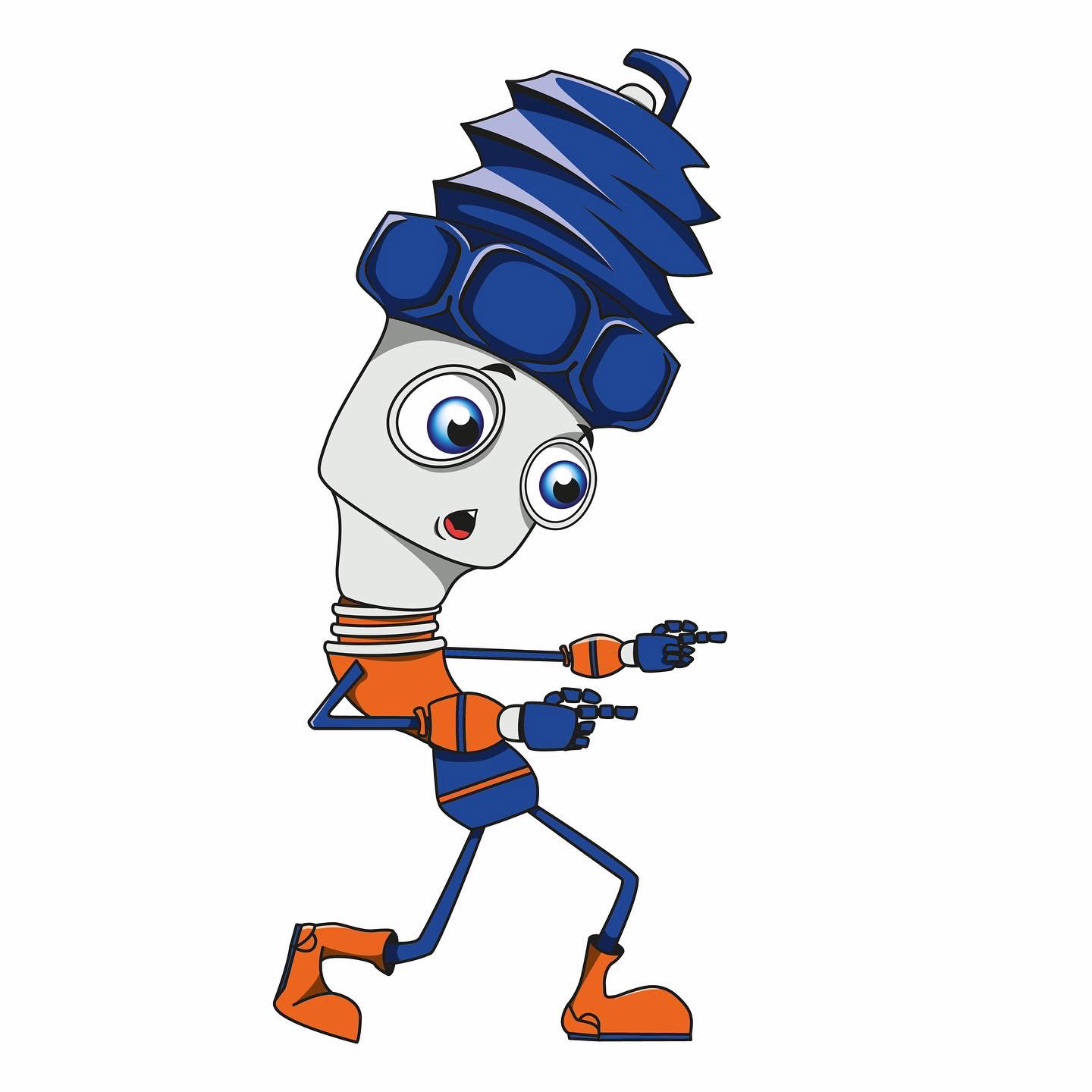 Маскот для авто-товаров. Вектор — Изображение №5 — Брендинг, Иллюстрация на Dprofile