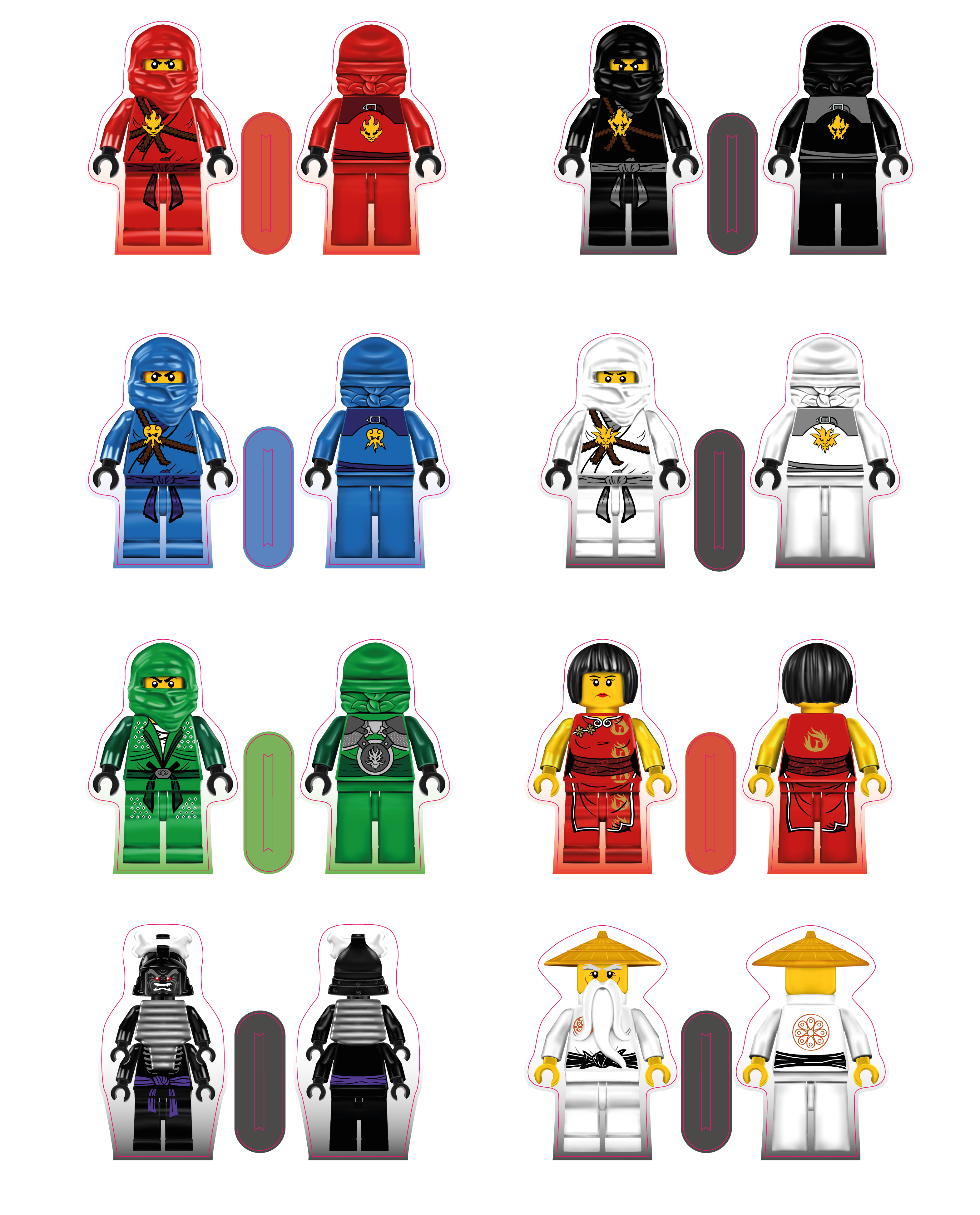 Проект фигурок Ninjago — Изображение №9 — Иллюстрация на Dprofile