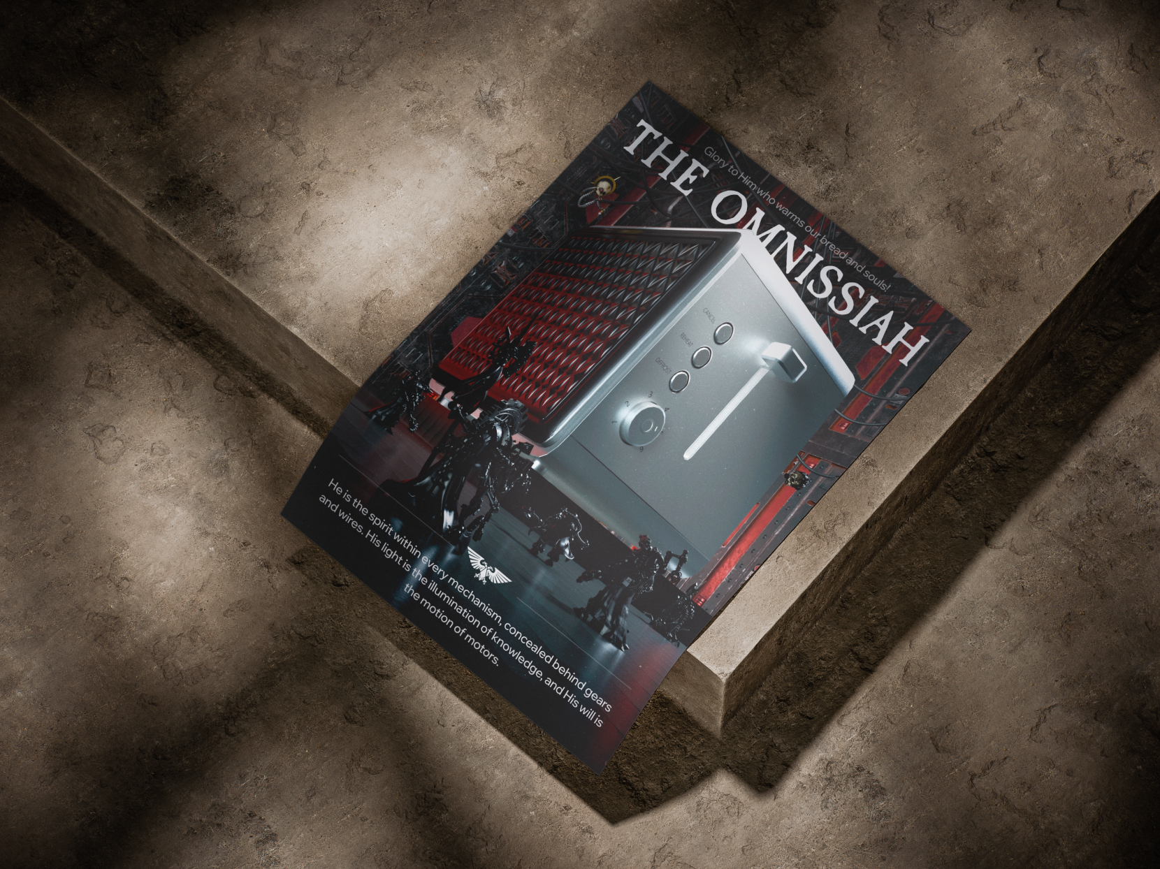 3D Poster Omnissiah | Warhammer 40K — Изображение №3 — Иллюстрация, 3D на Dprofile