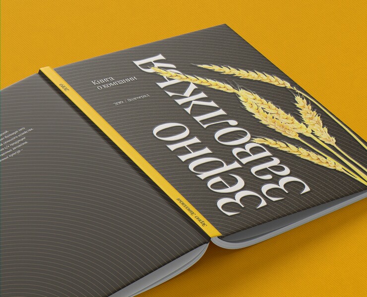 Зерно Заволжья – Книга о компании — Графика на Dprofile