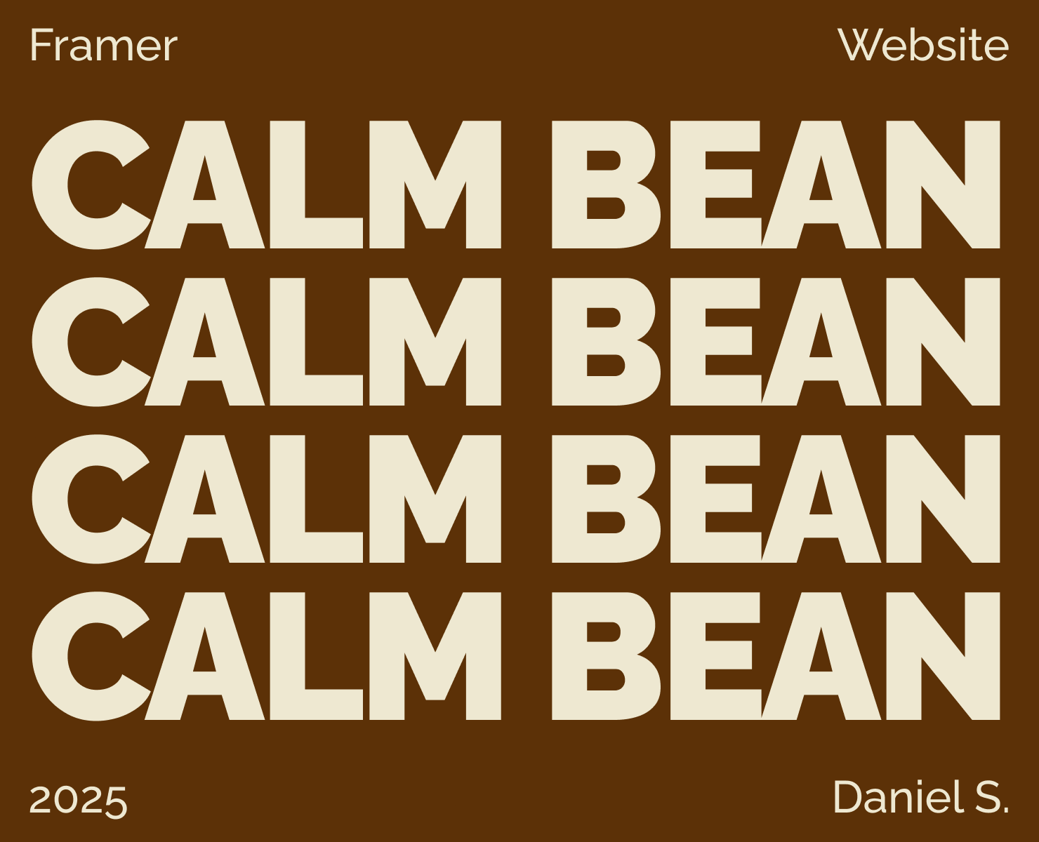 Cайт декаф-кафе| Calm Bean — Интерфейсы на Dprofile