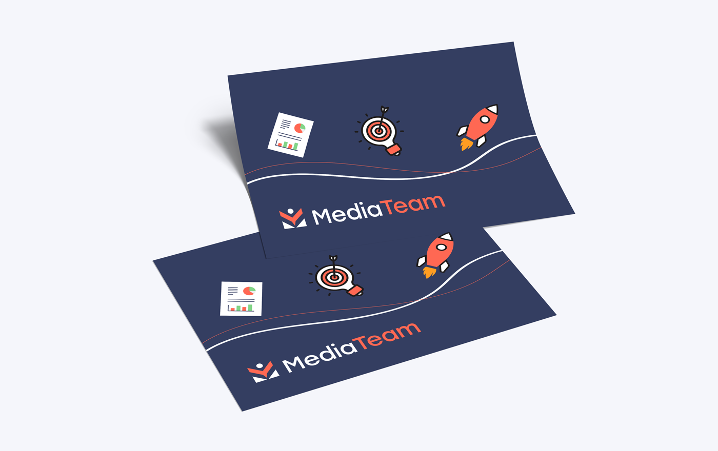 Логотип MediaTeam — Изображение №2 — Брендинг, Графика на Dprofile