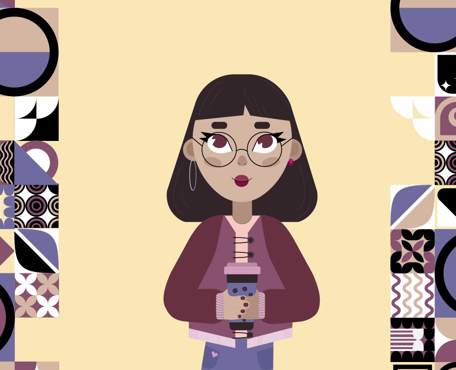Character design for coffee house — Брендинг, Иллюстрация на Dprofile