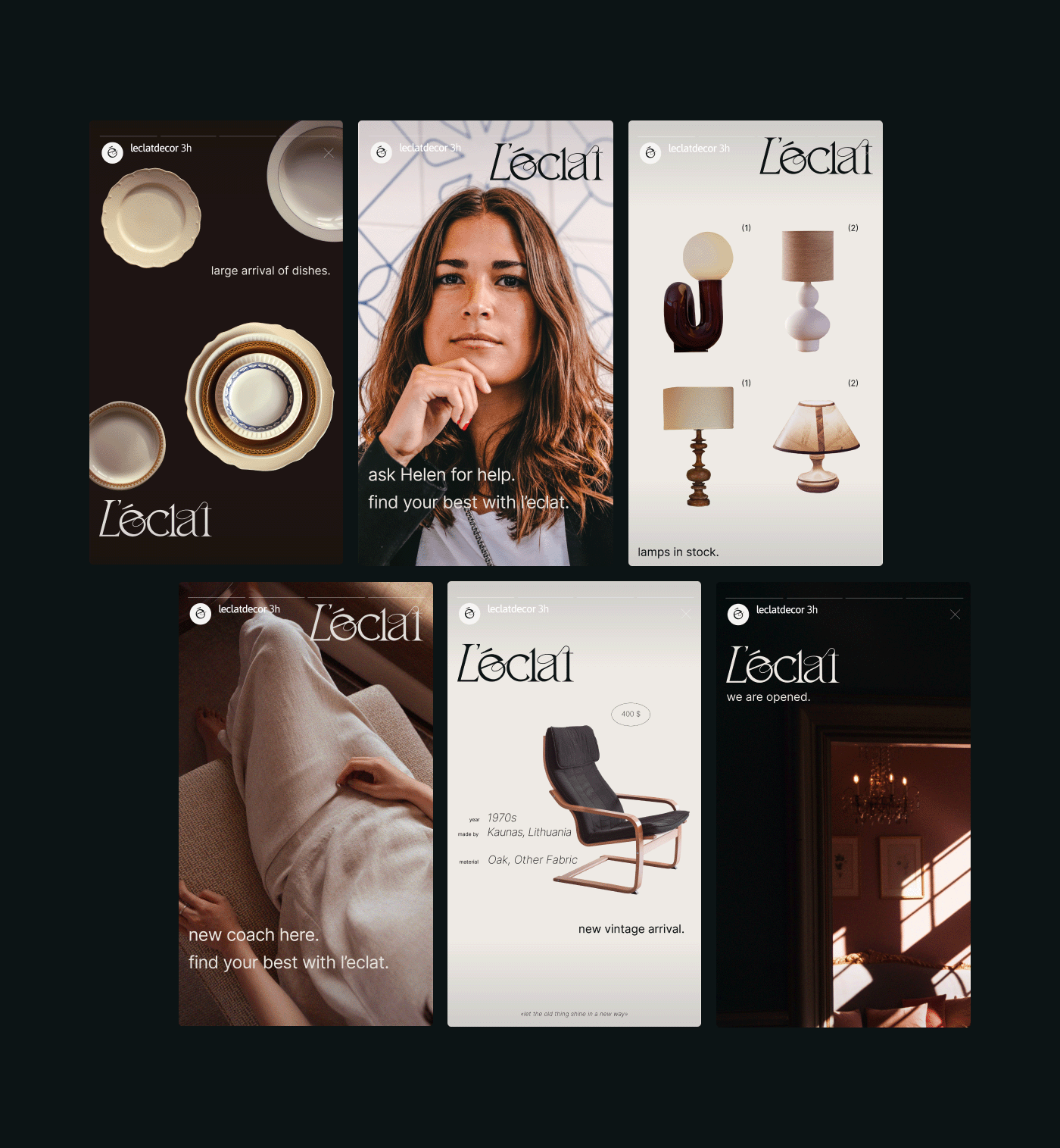 L'eclat decor — Изображение №10 — Брендинг на Dprofile