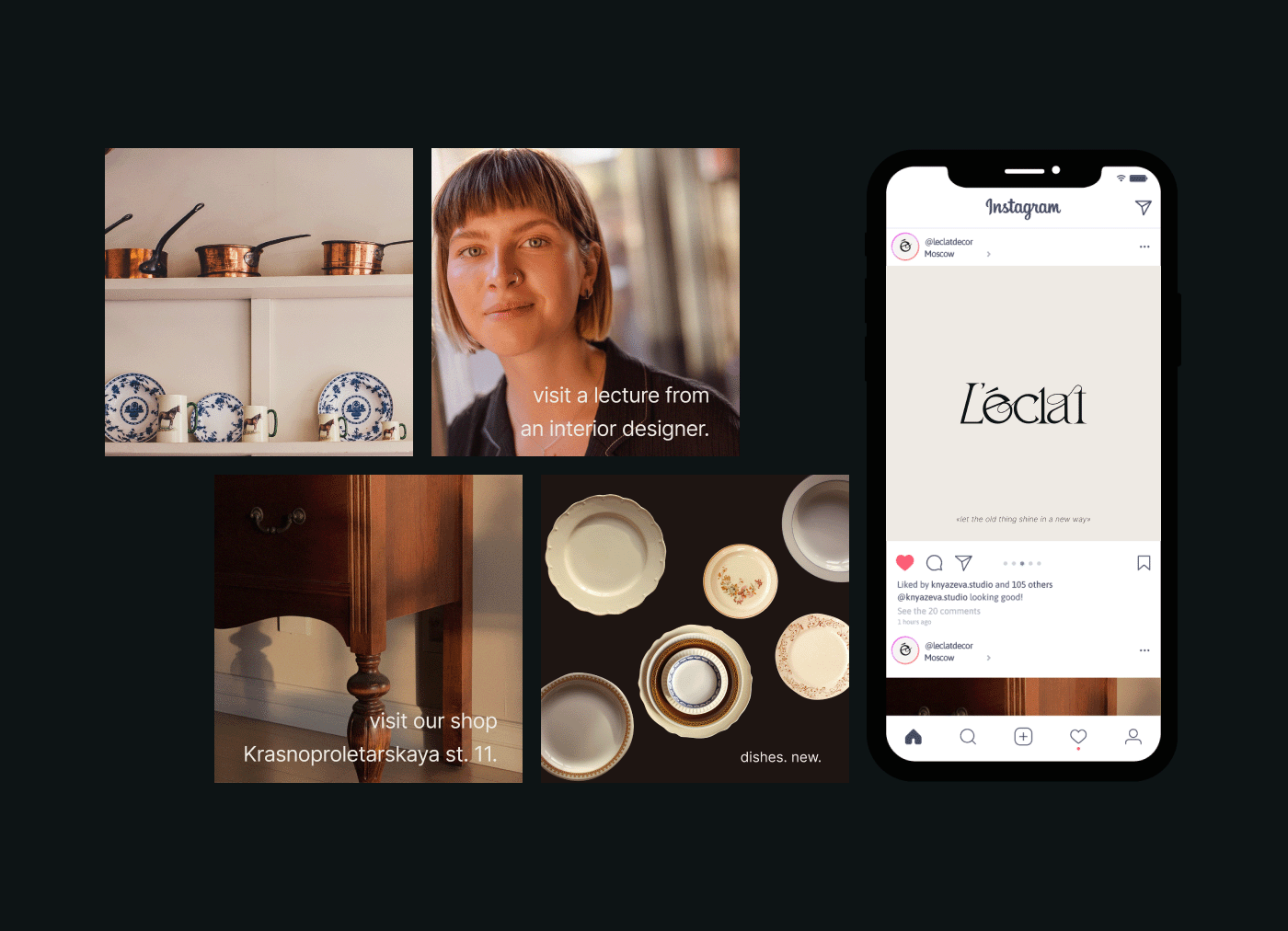 L'eclat decor — Изображение №12 — Брендинг на Dprofile