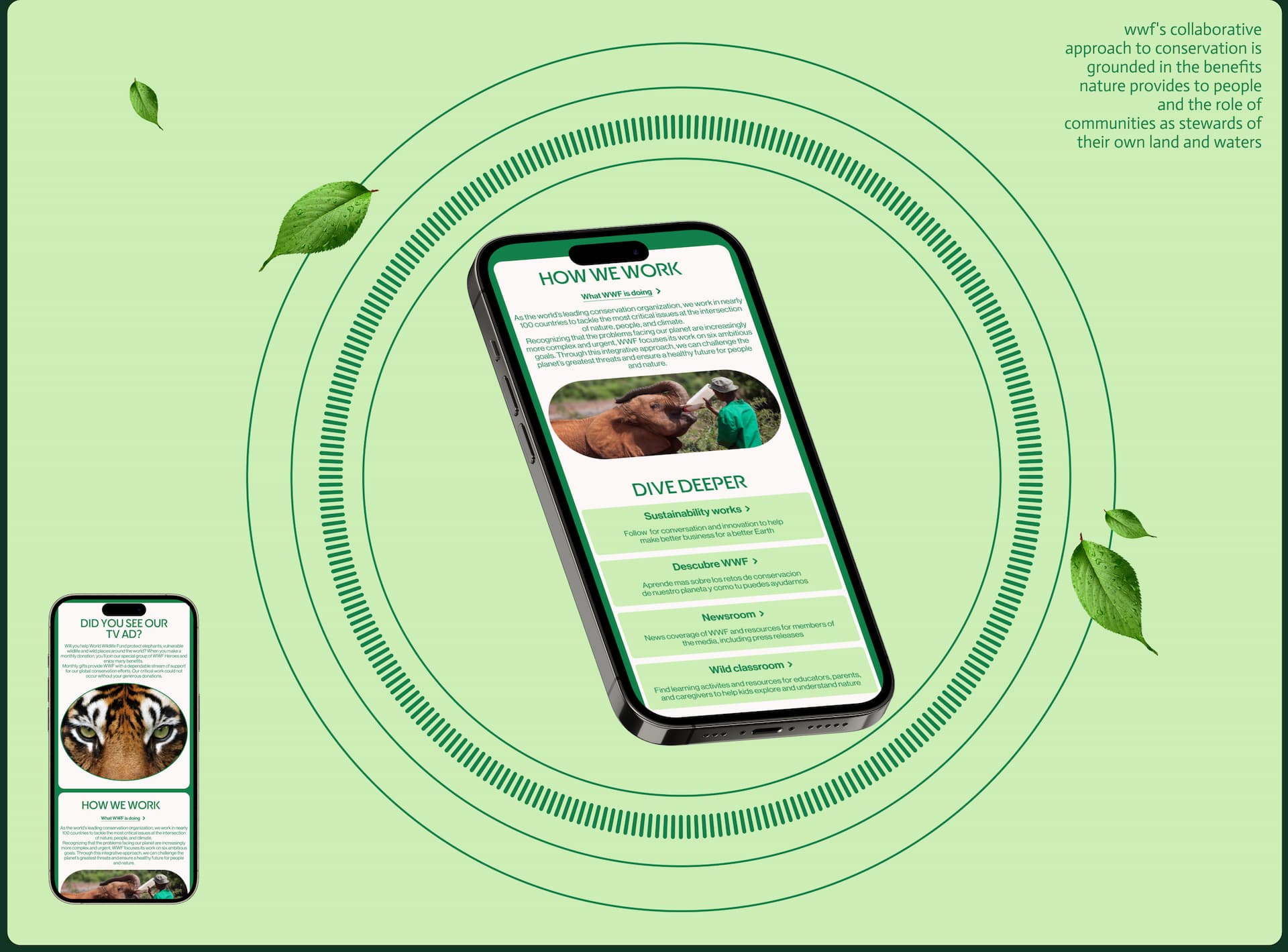 landing page World Wildlife Fund — Изображение №8 — Интерфейсы на Dprofile